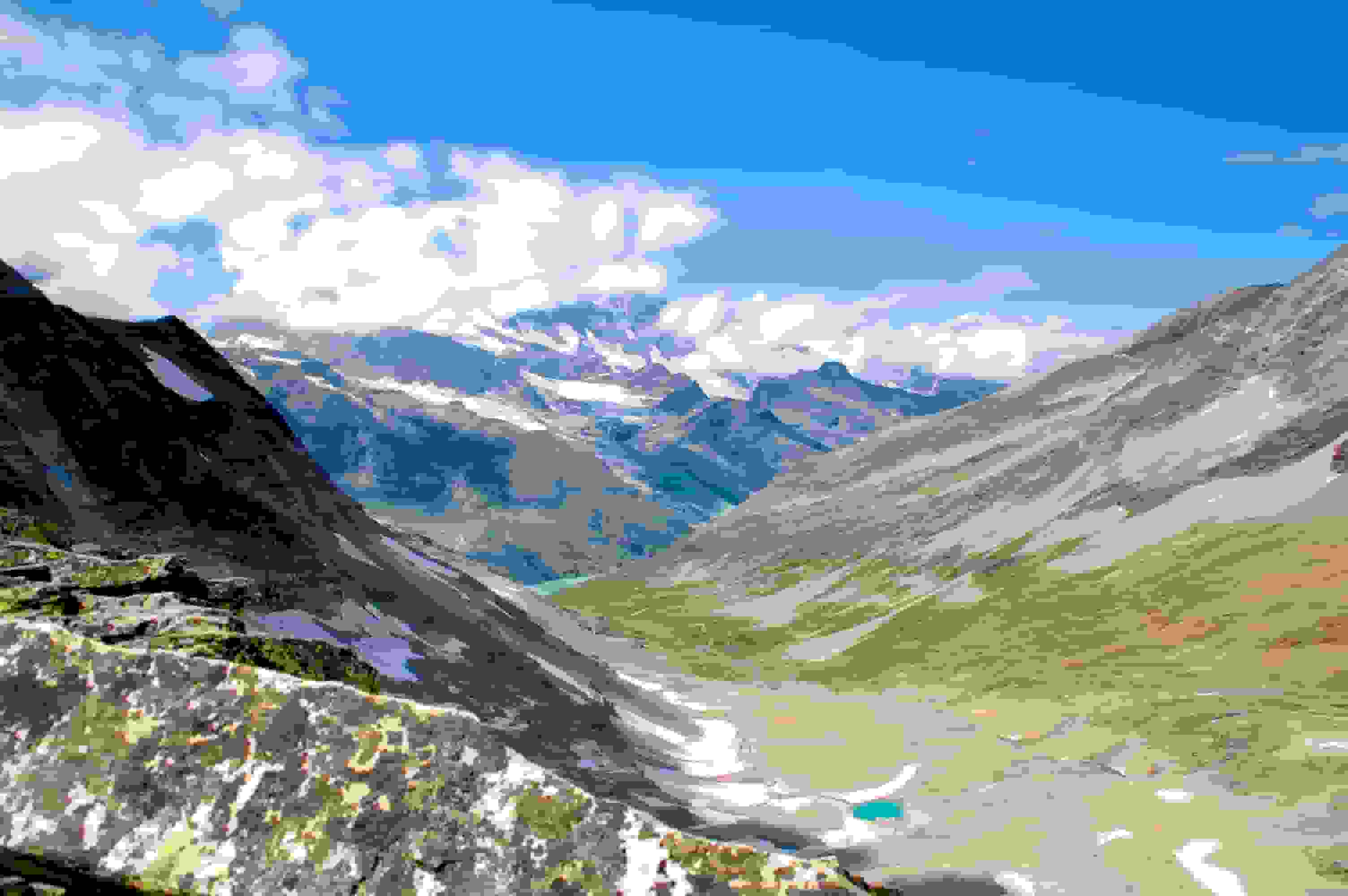 Blick vom Ofentalhorn ins Ofental