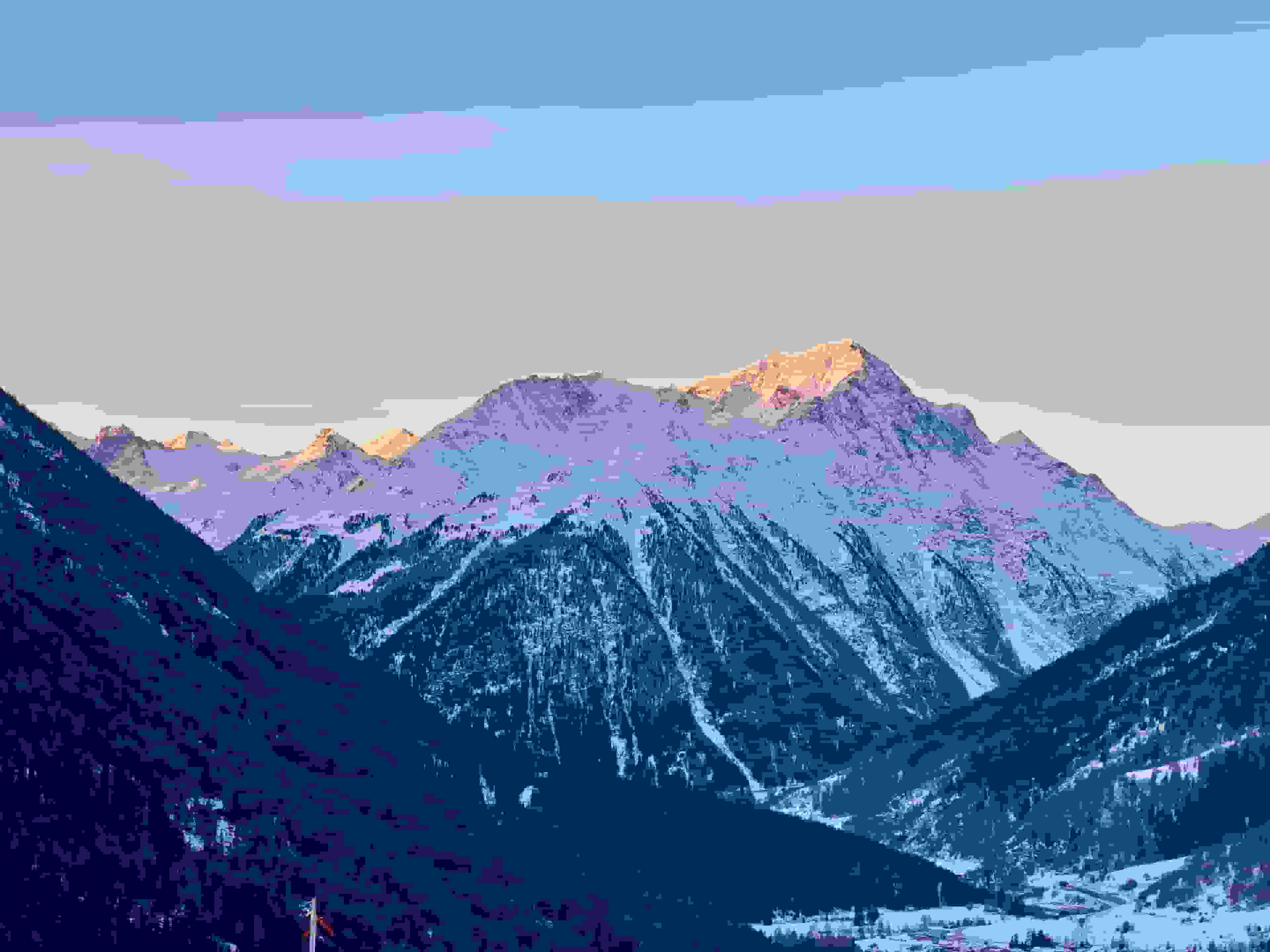 Morgenstimmung vor der Skitour