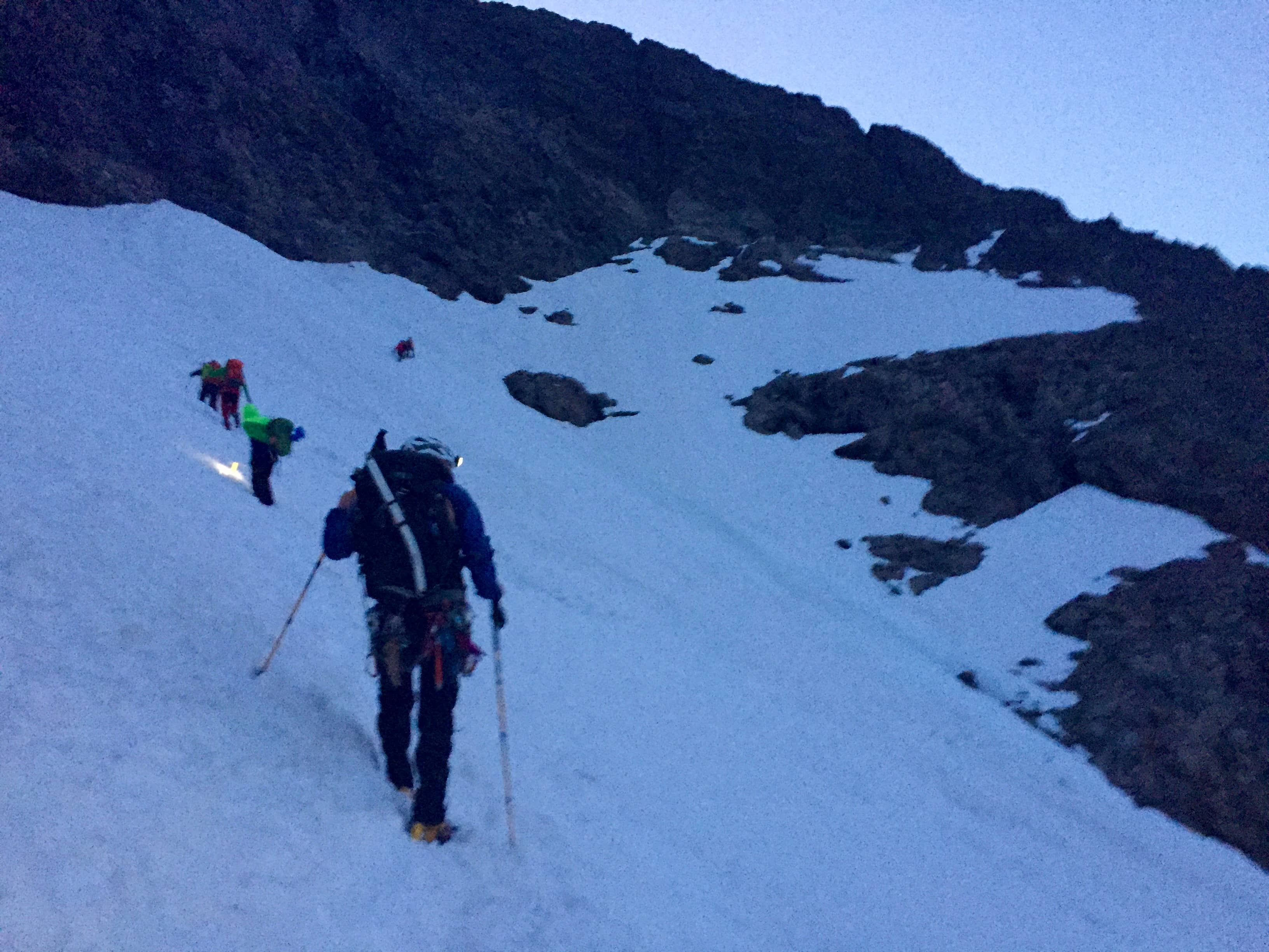 Querung zum Frühstücksplatz