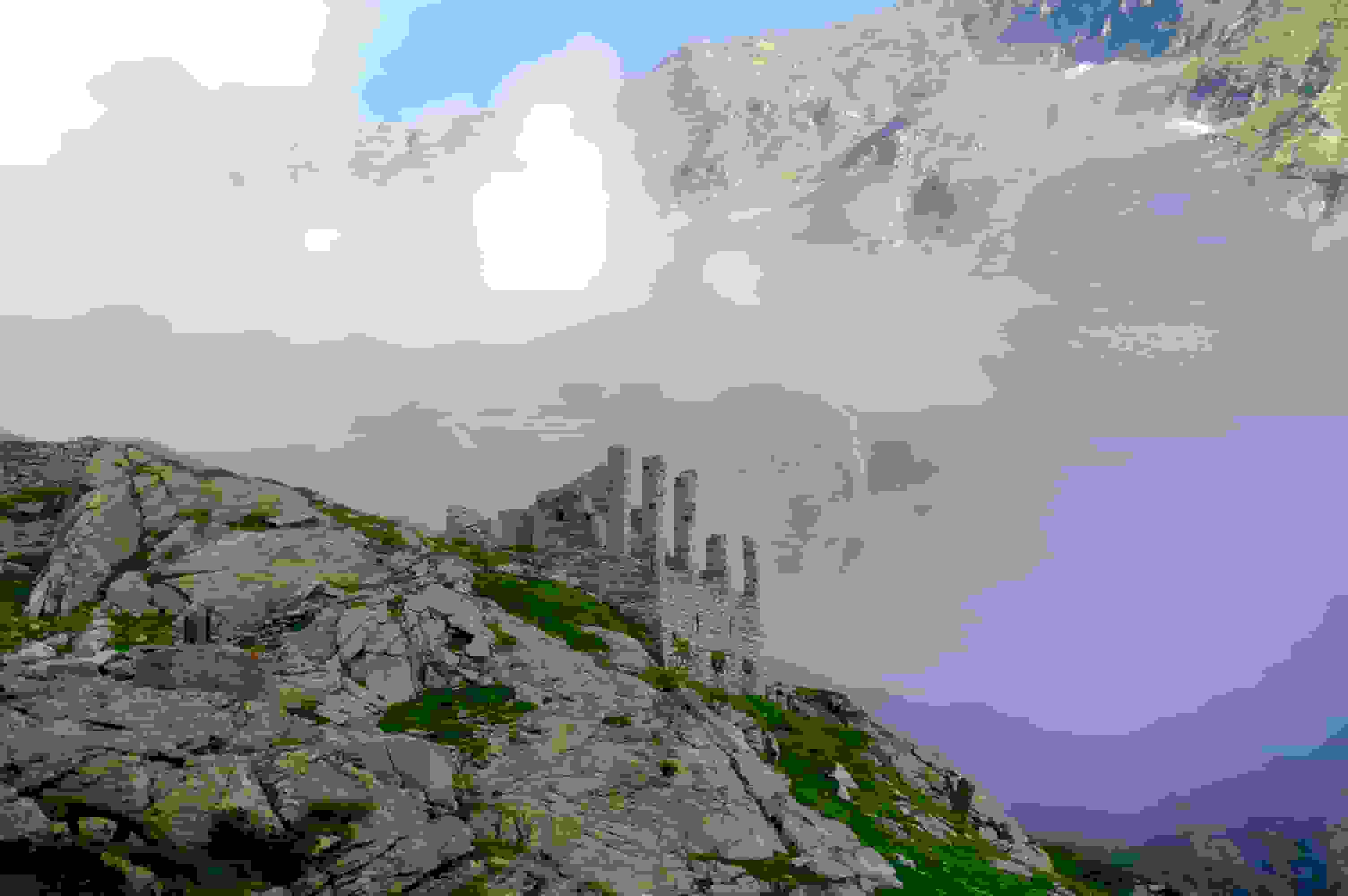 Ruine am Lago di Cingino