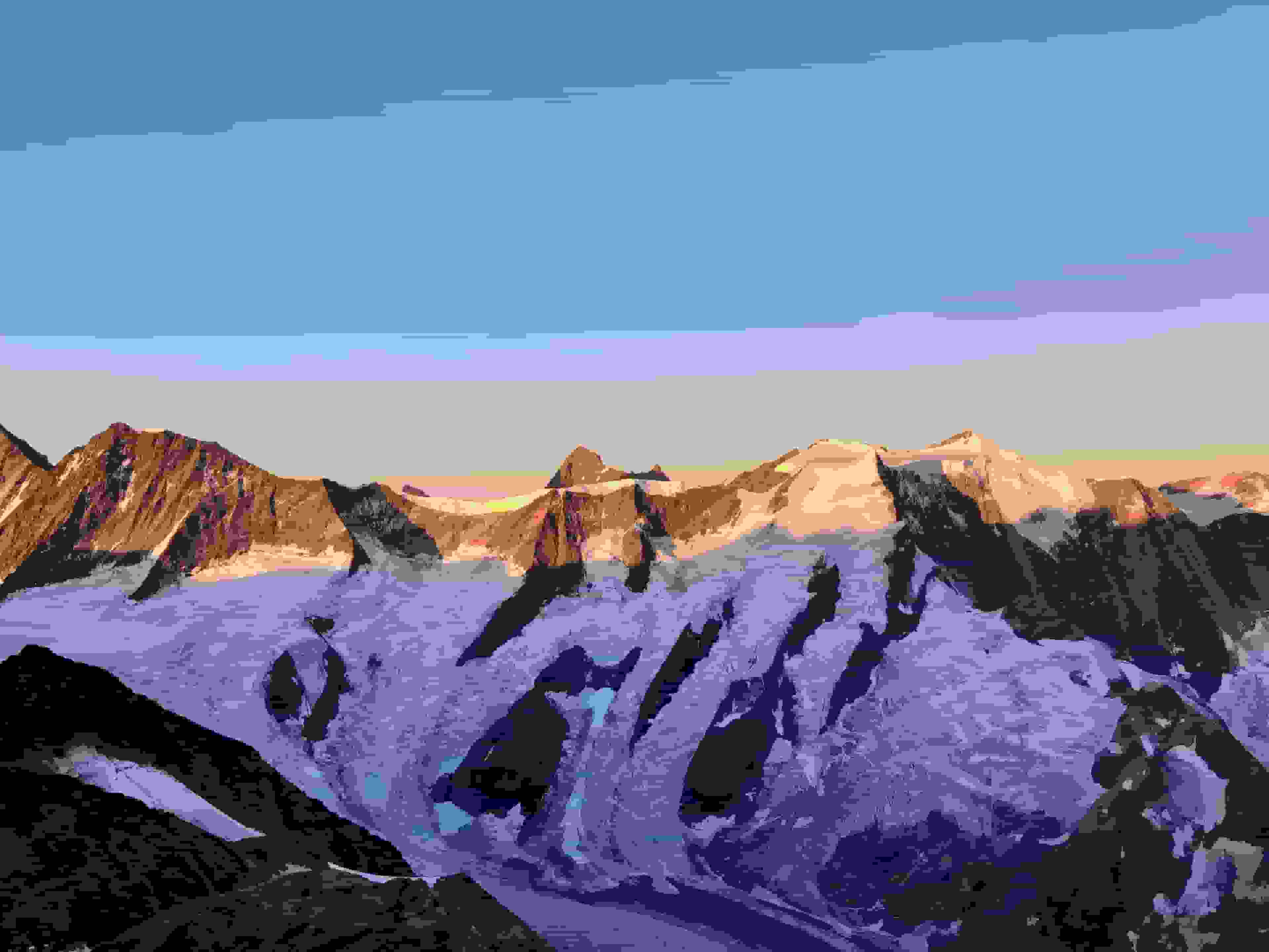 Gross Grünhorn, Fiescherhörner