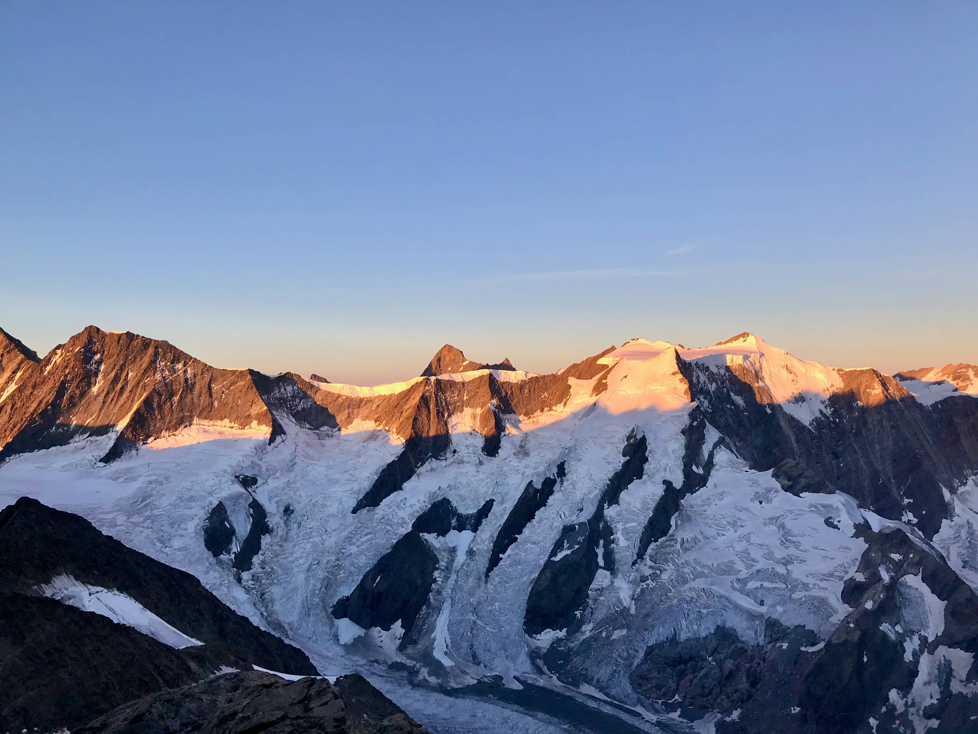 Gross Grünhorn, Fiescherhörner