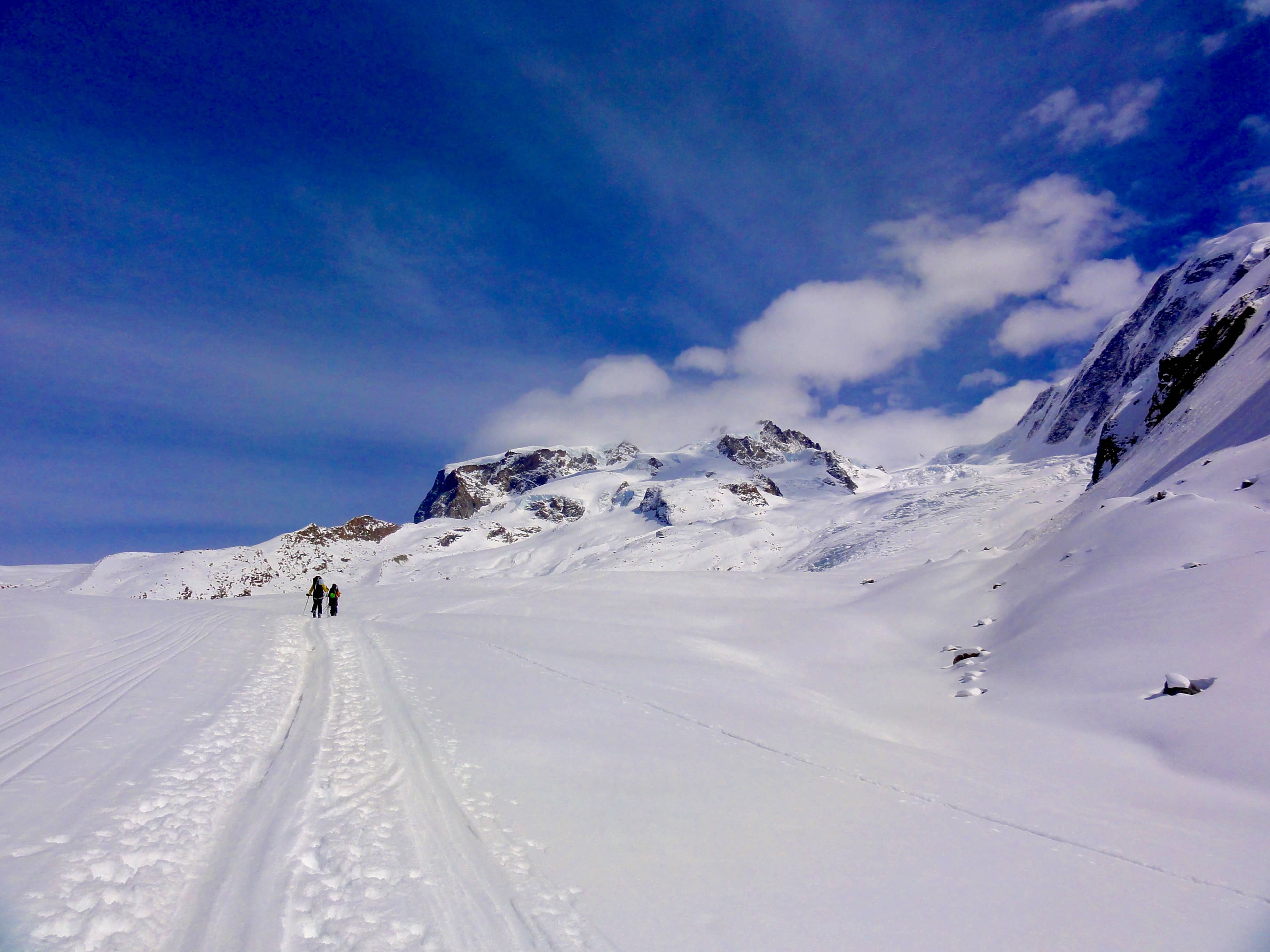 Der lange Weg zur Monte Rosa-Hütte