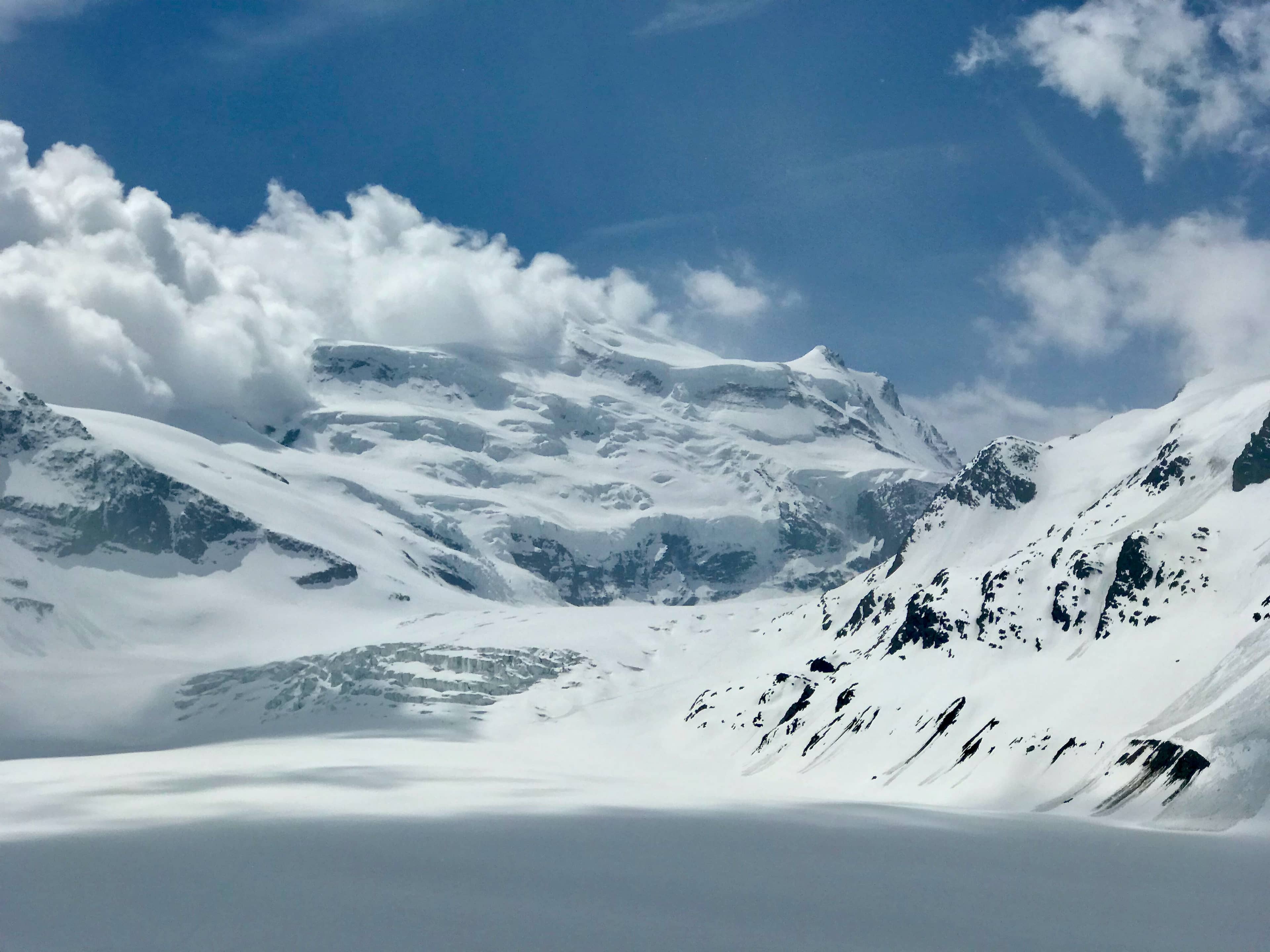 Blick zurück bei der Hütte. Toll war’s!