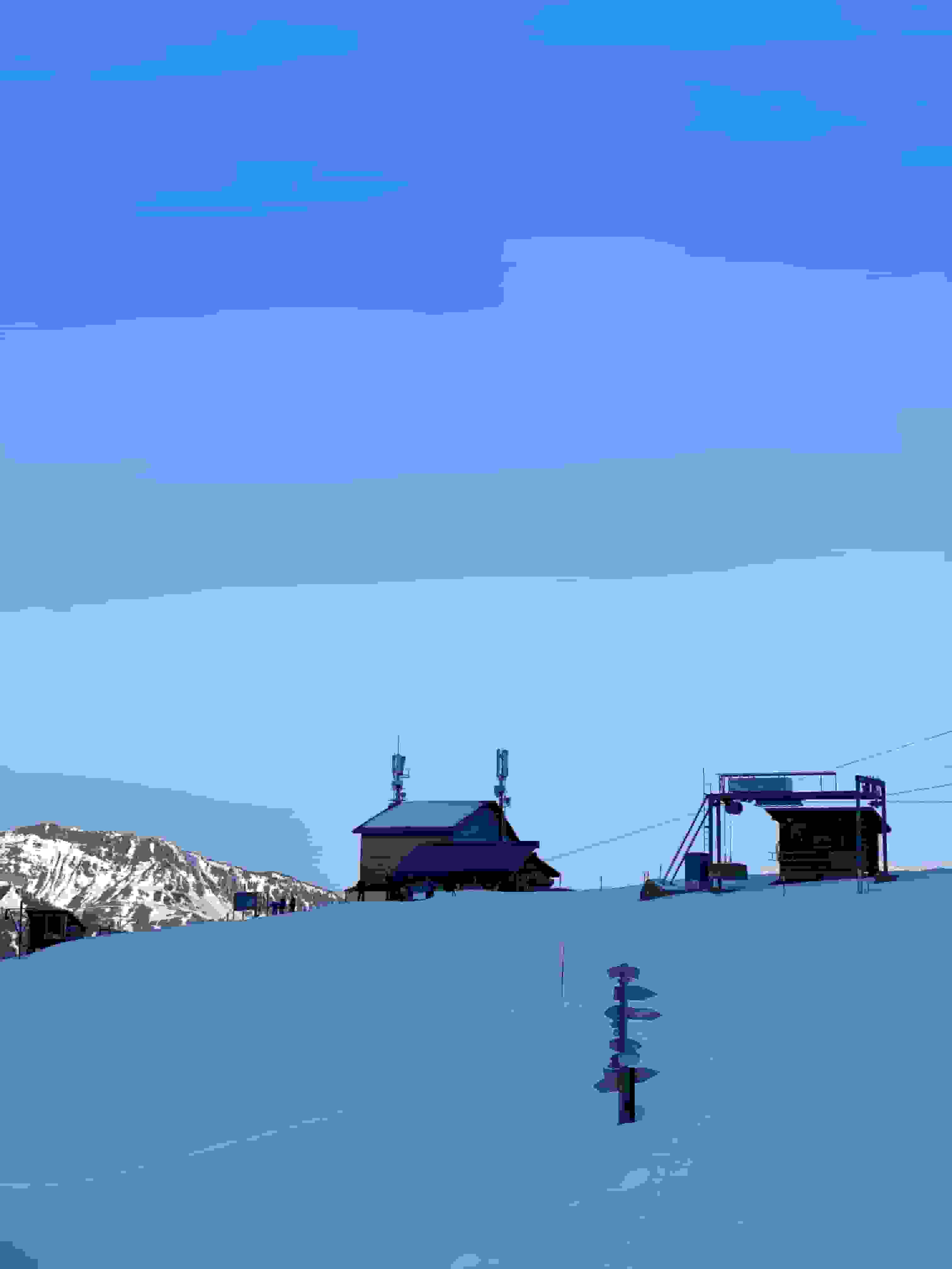 Start in der Chrüzhütte