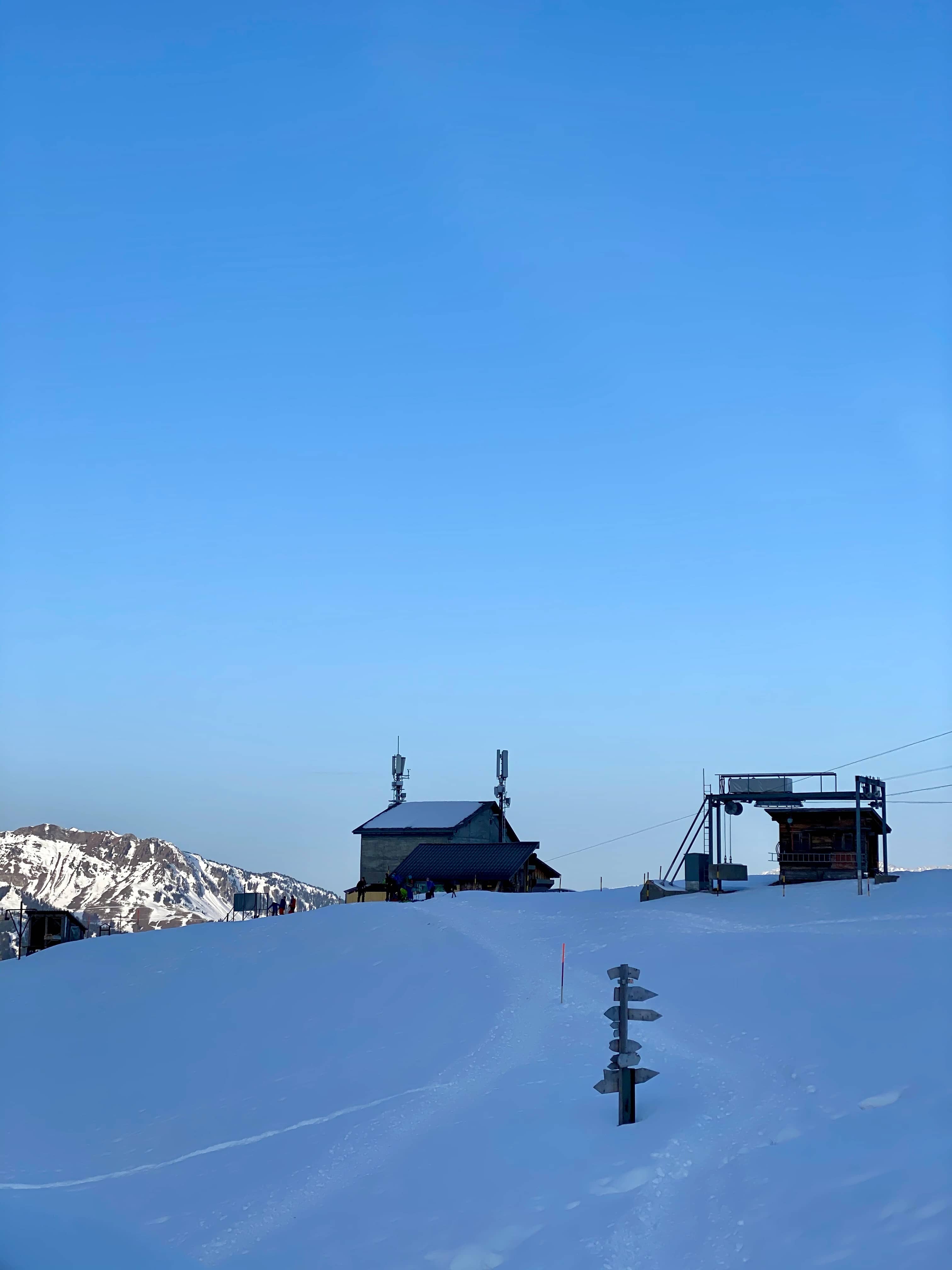 Start in der Chrüzhütte