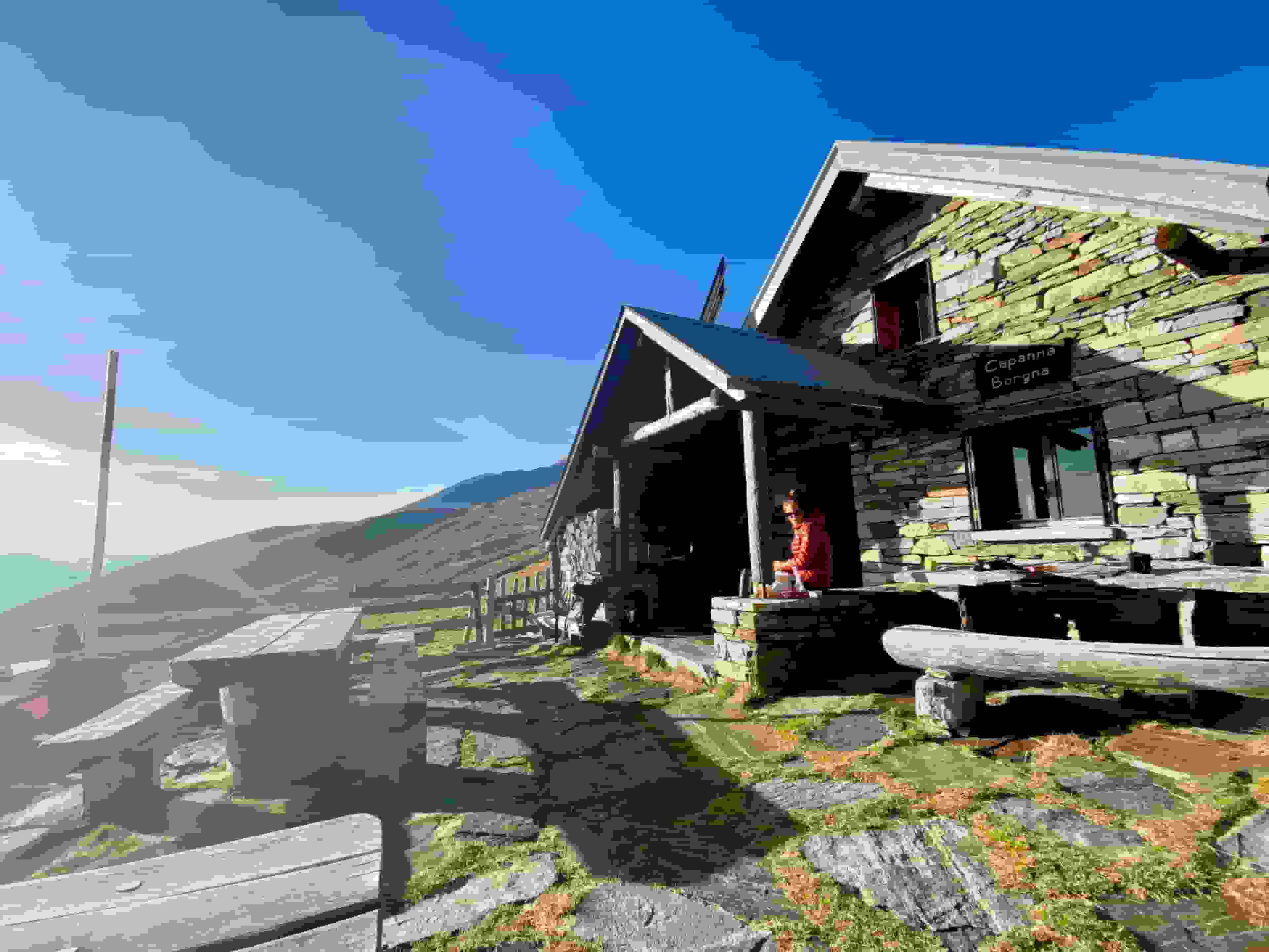 Capanna Borgna und eitel Sonnenschein