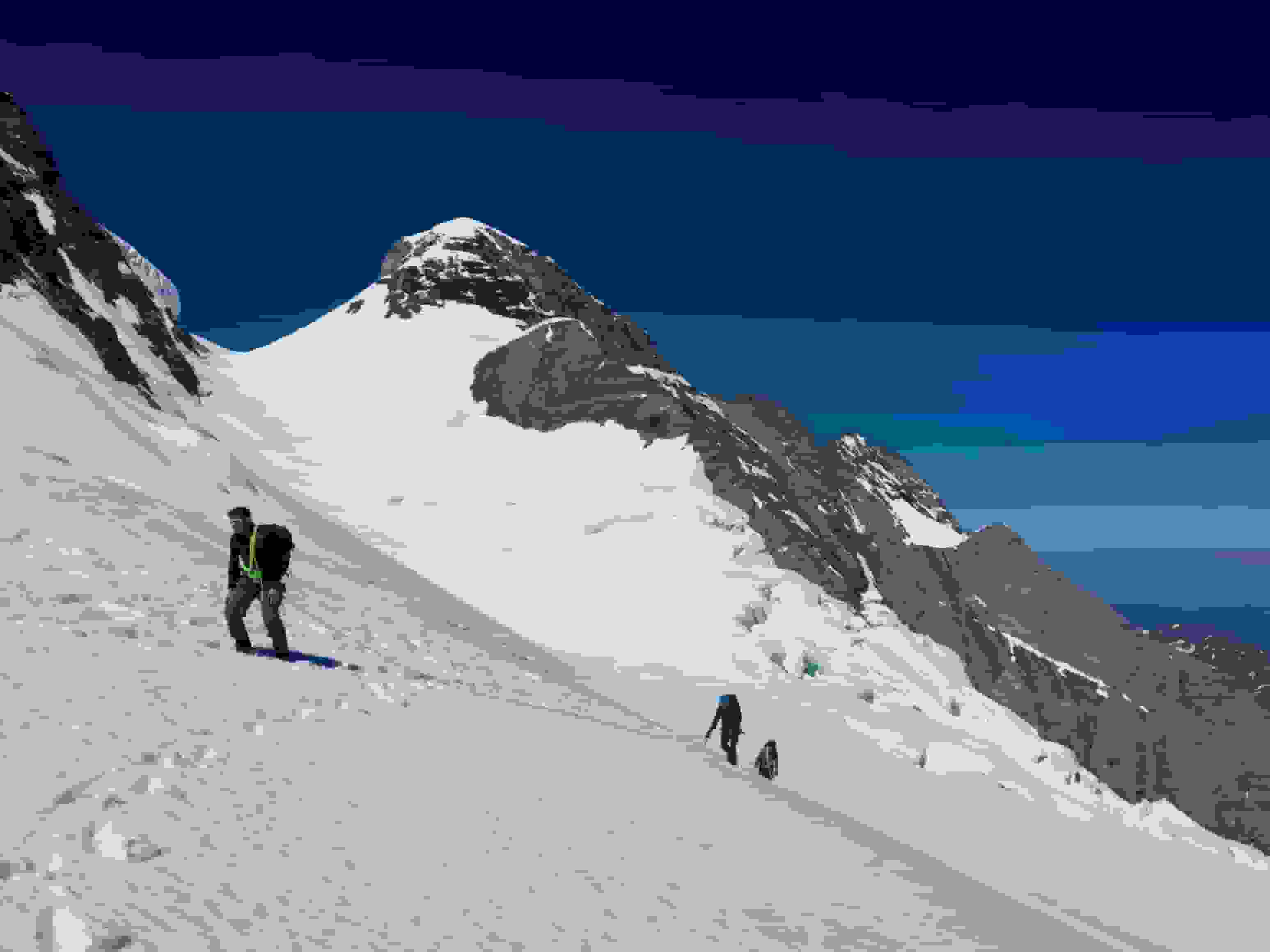 Ankunft am Wellhornsattel