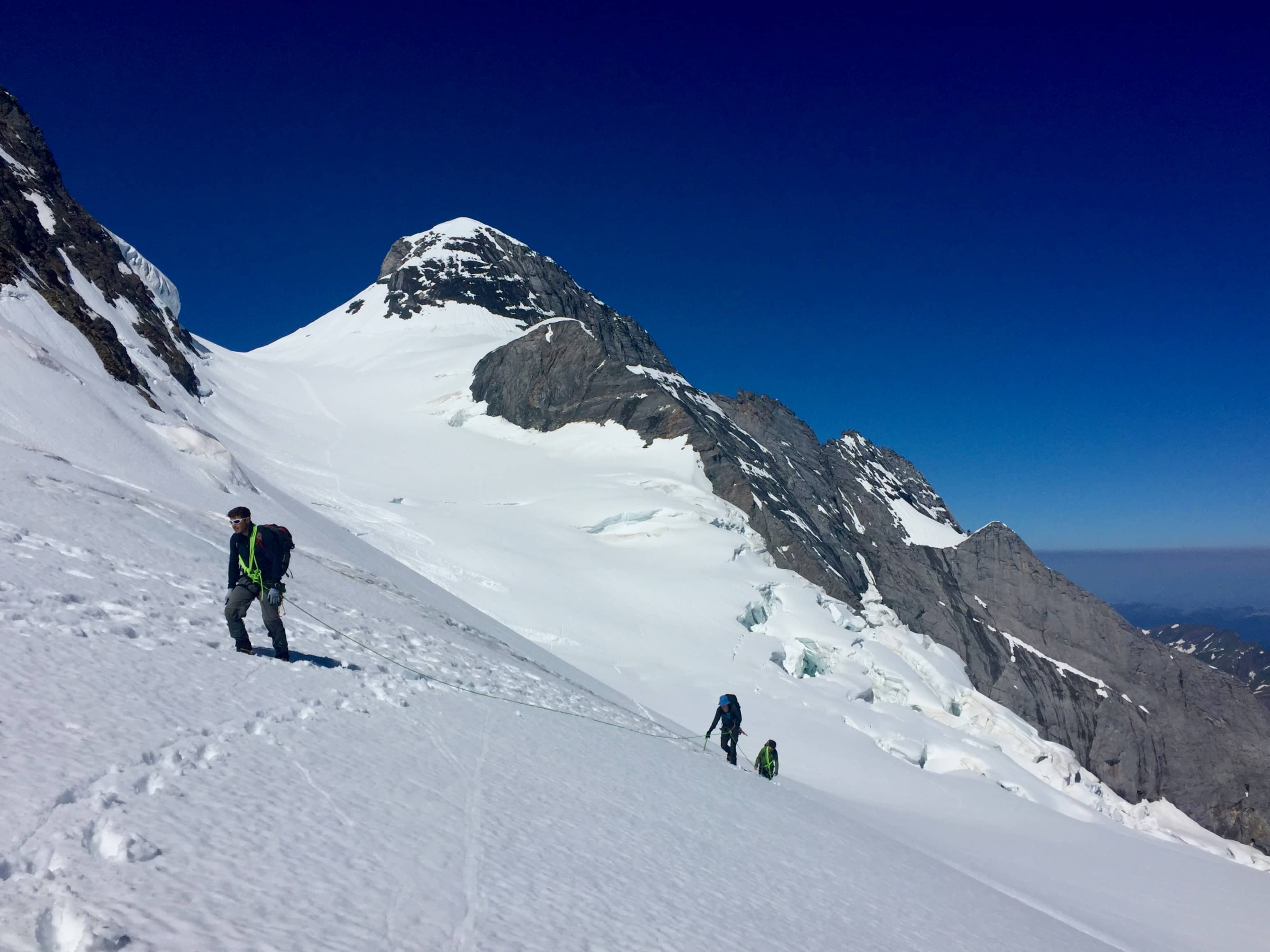 Ankunft am Wellhornsattel
