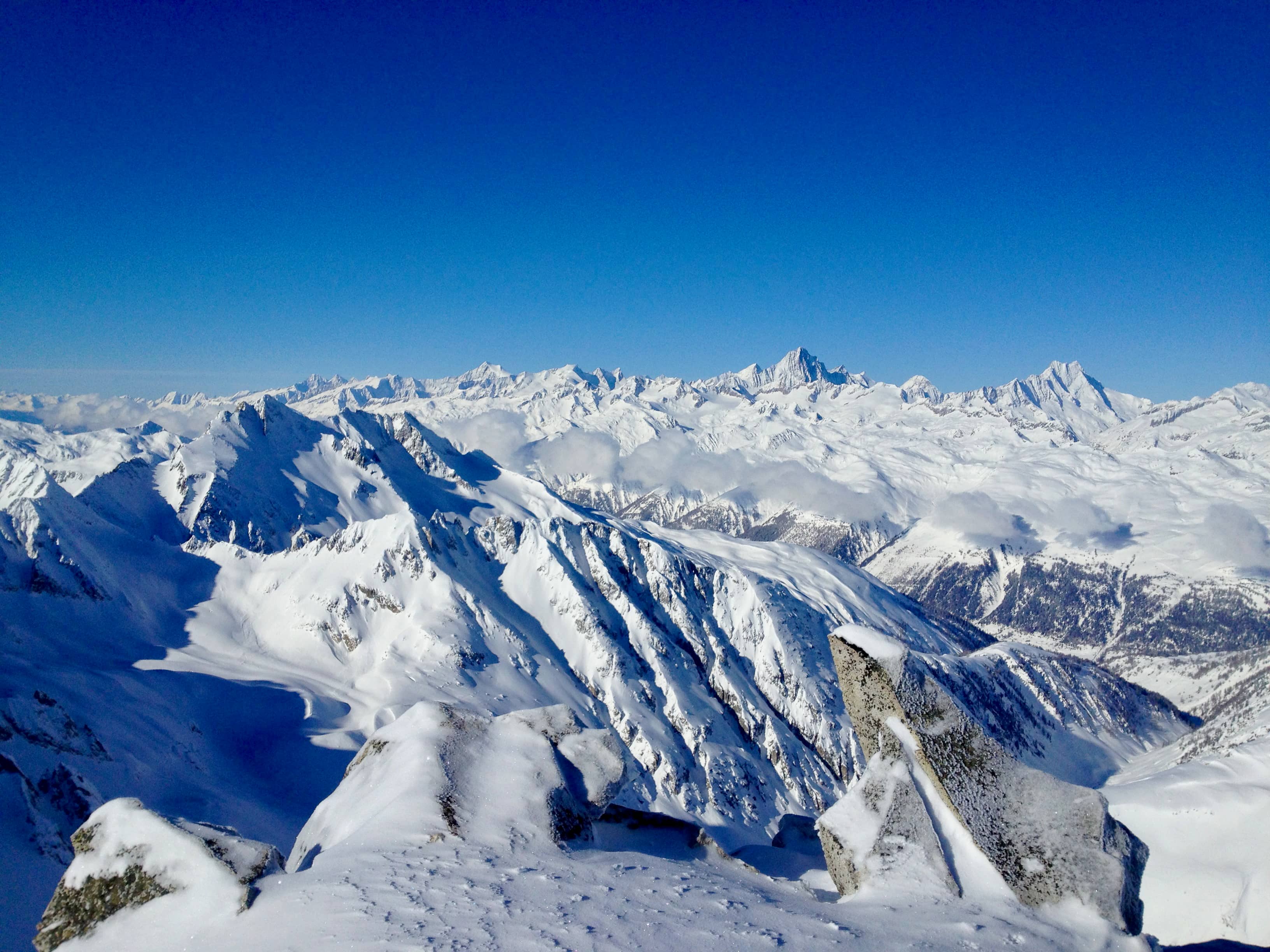 Aussicht mit Finsteraarhorn