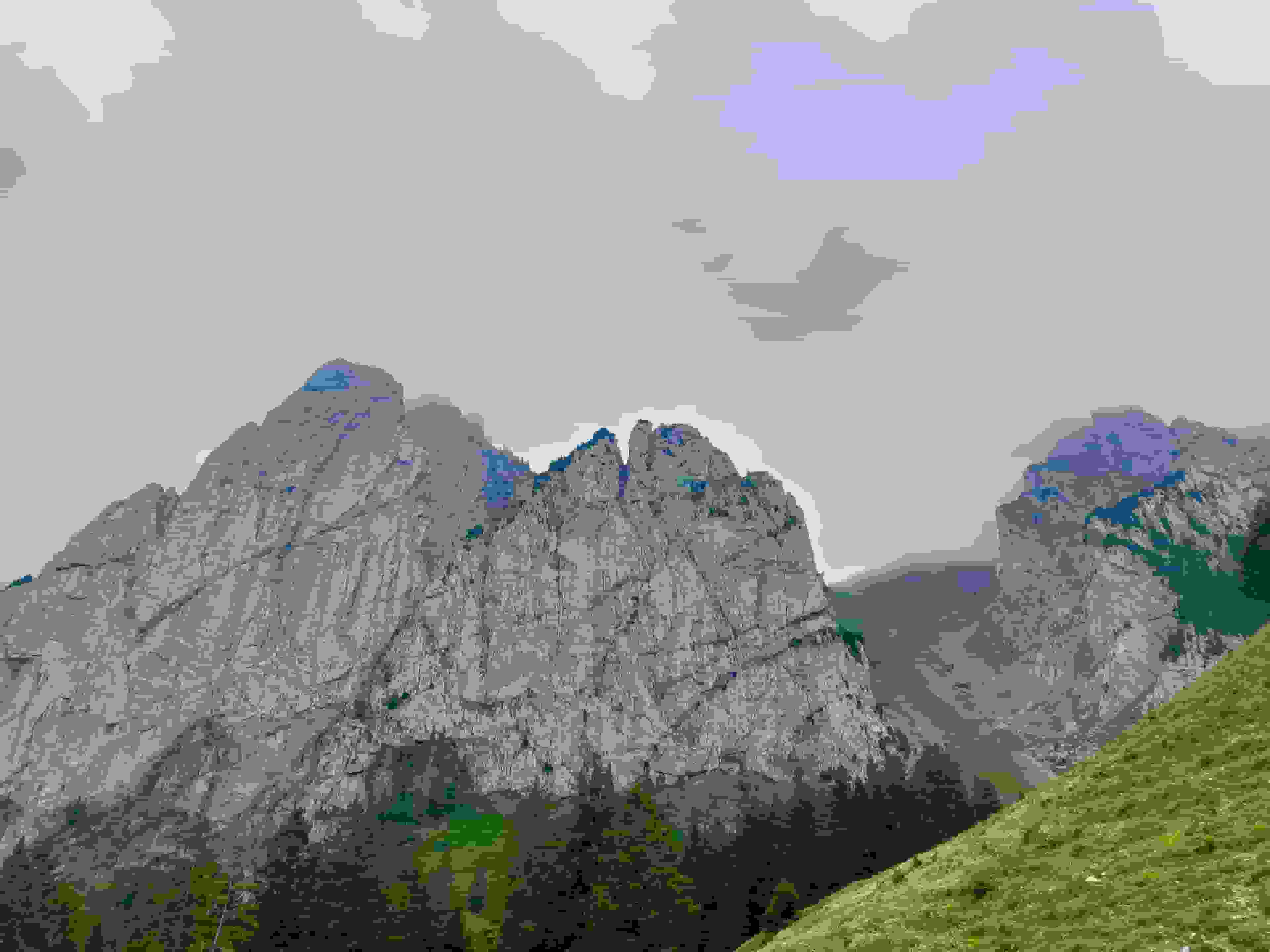 Bockmattlistock in Wolken