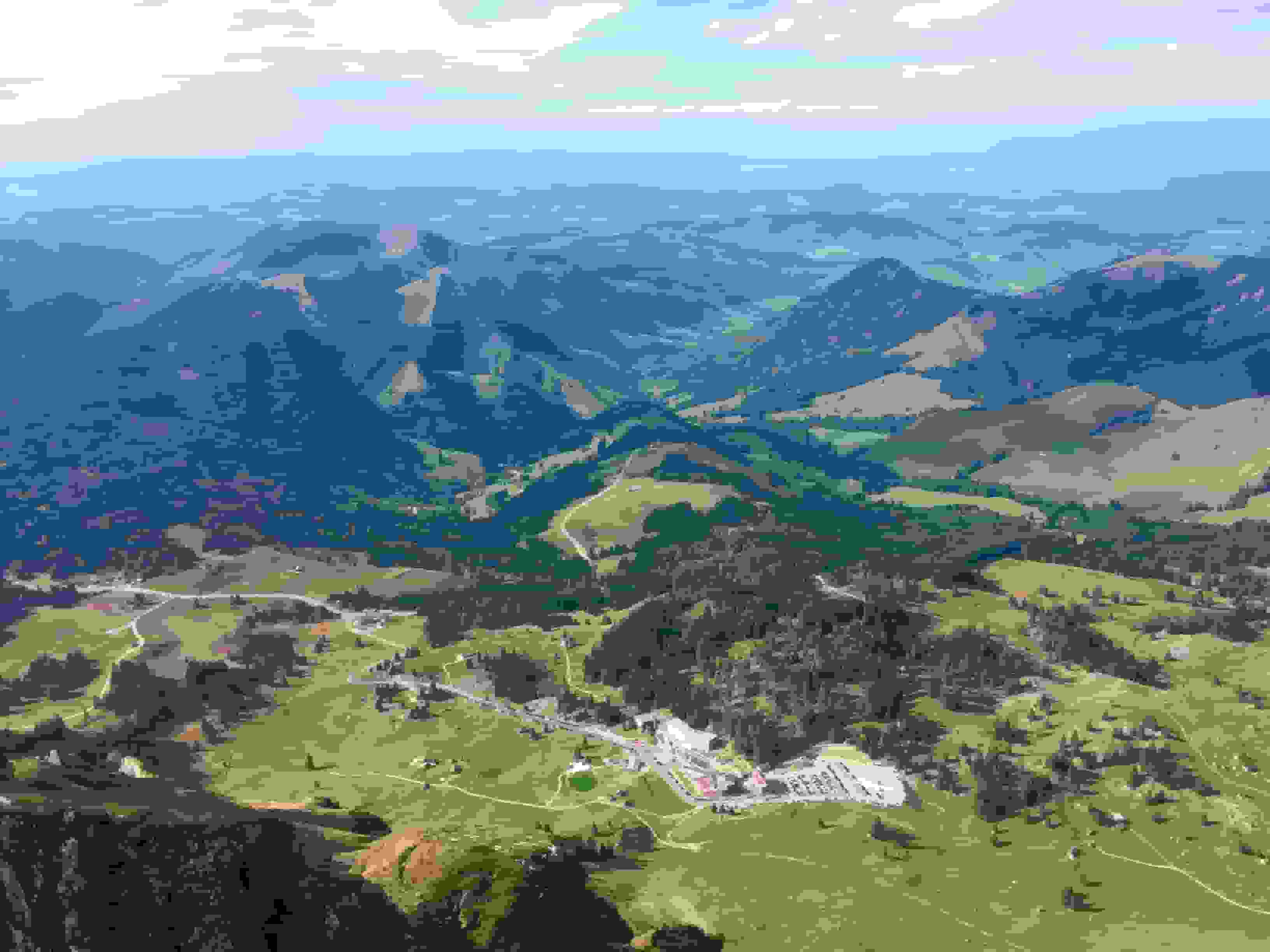 Blick hinunter zur Schwägalp