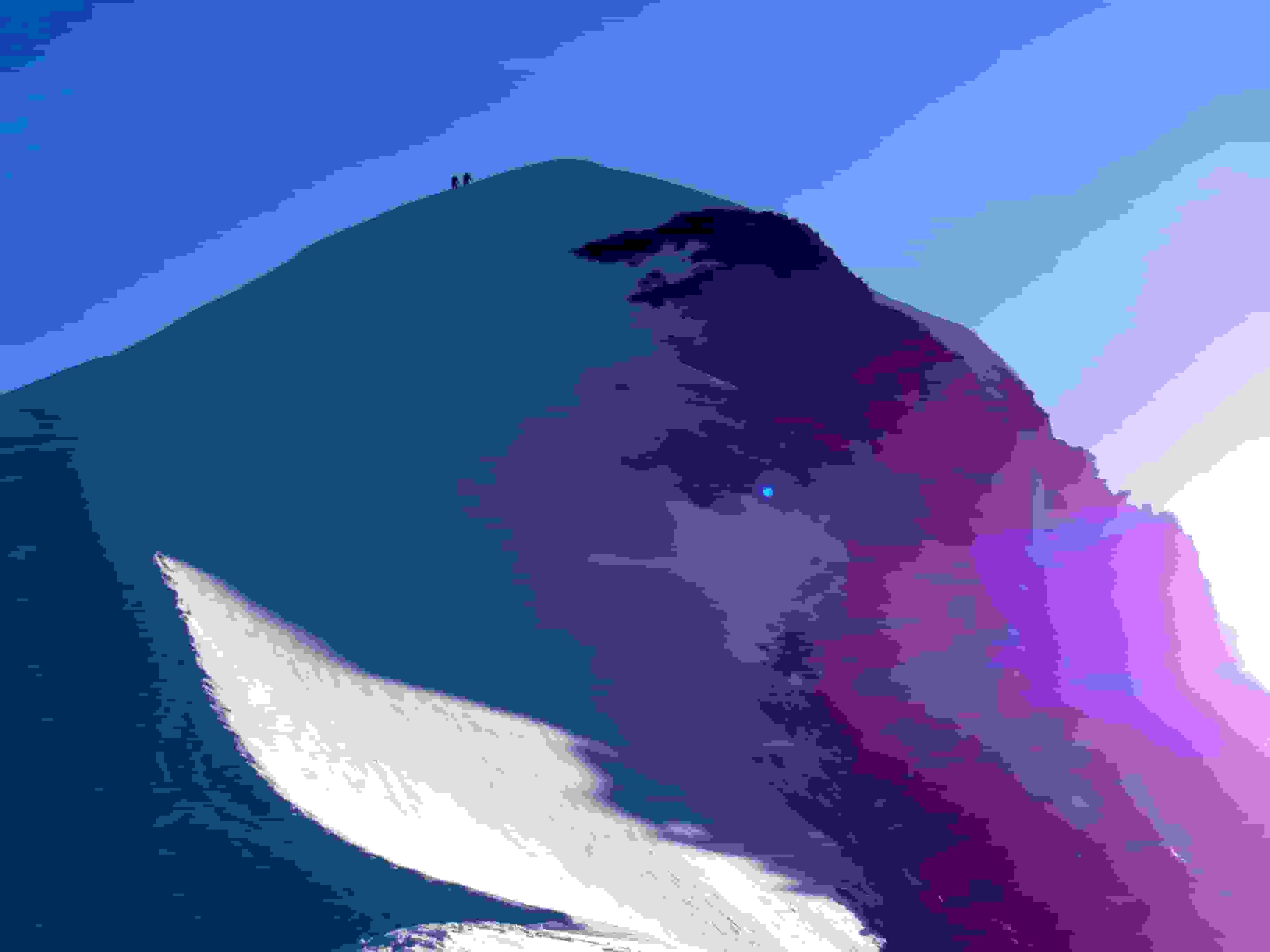 Blick von der Madonna zum Pollux-Gipfel