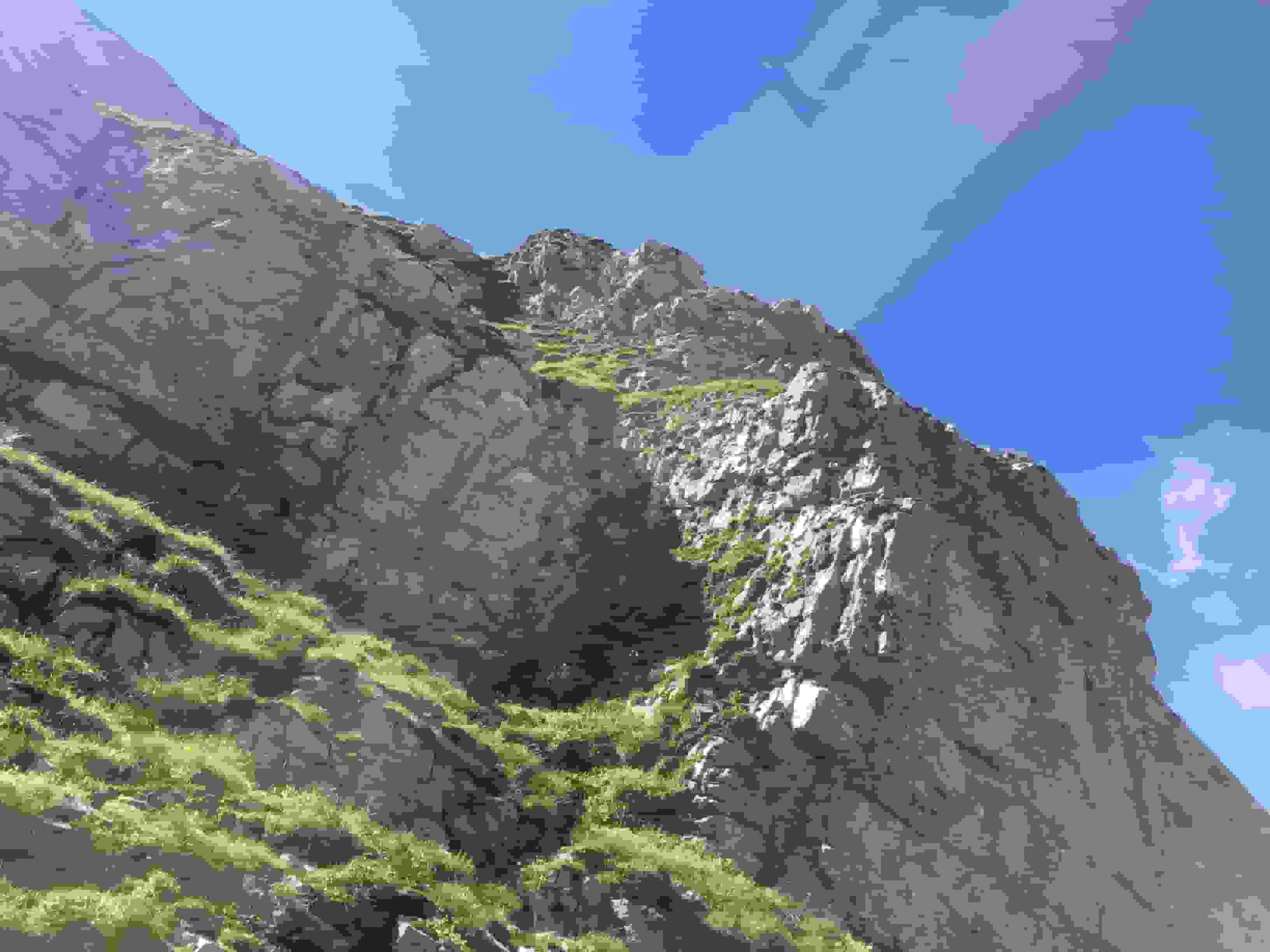 Hier gelangt man auf den Mittler Leistchamm