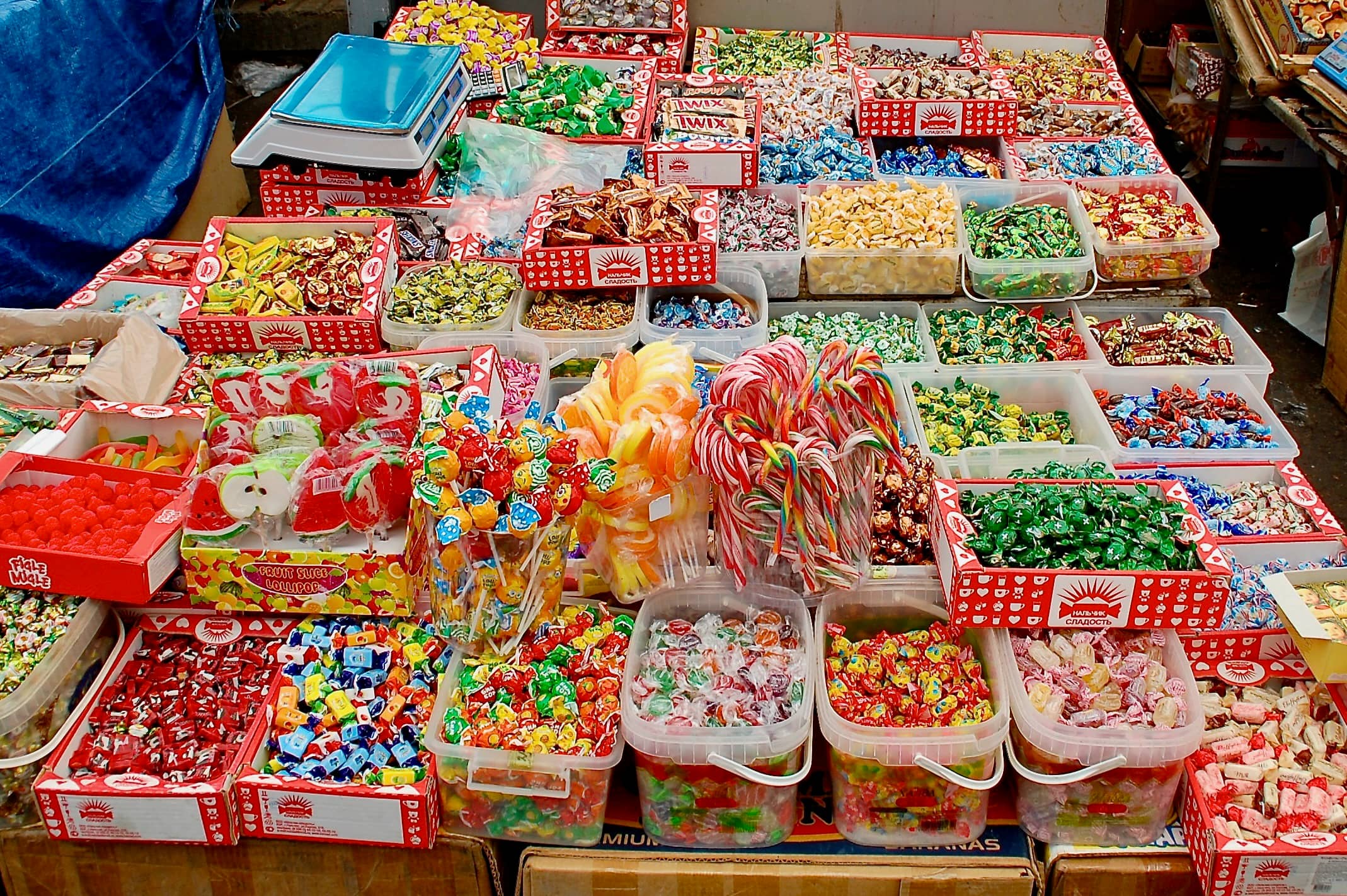 Süssigkeiten à discretion