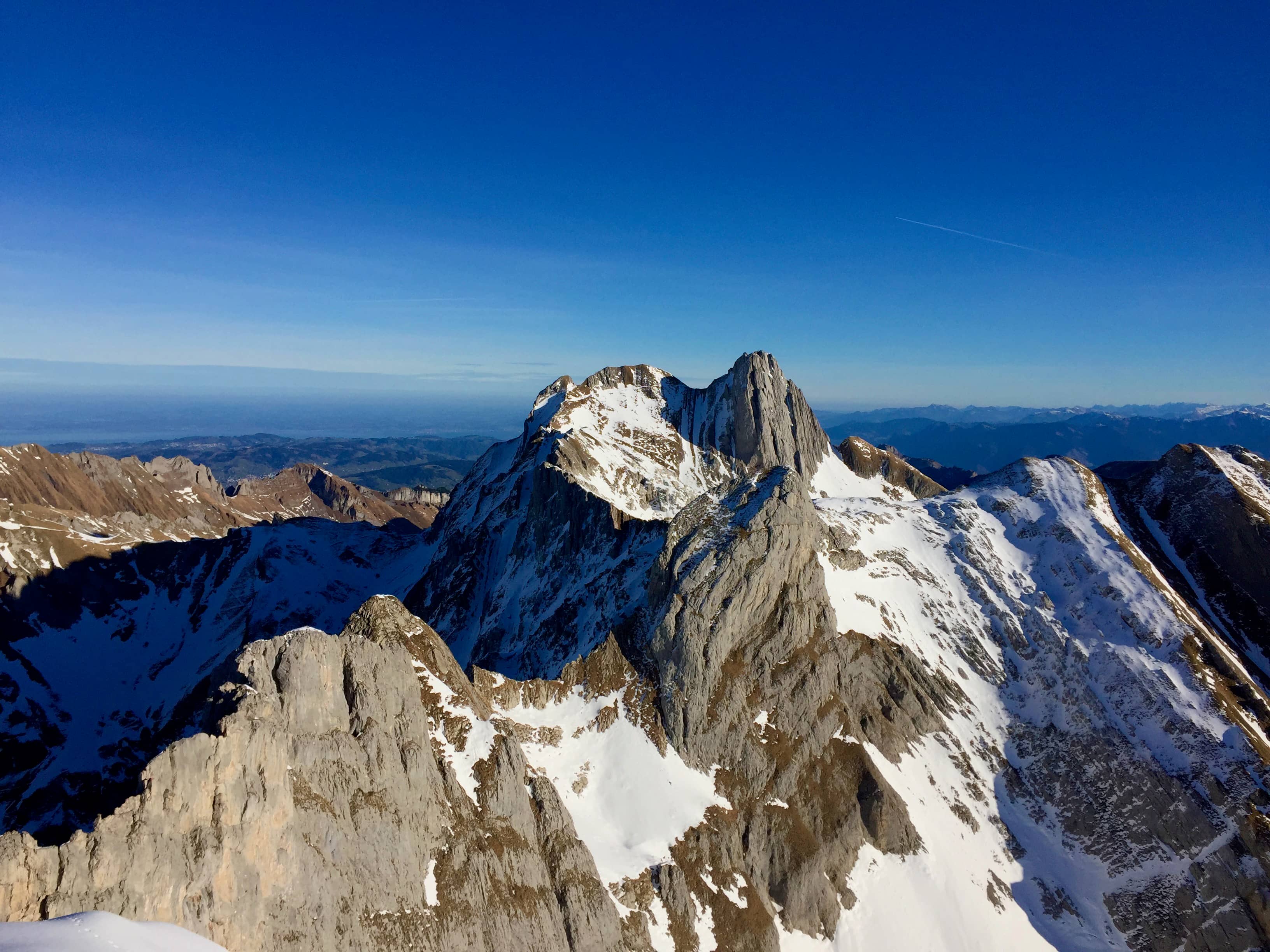 Blick über den Nädliger zum Altmann.