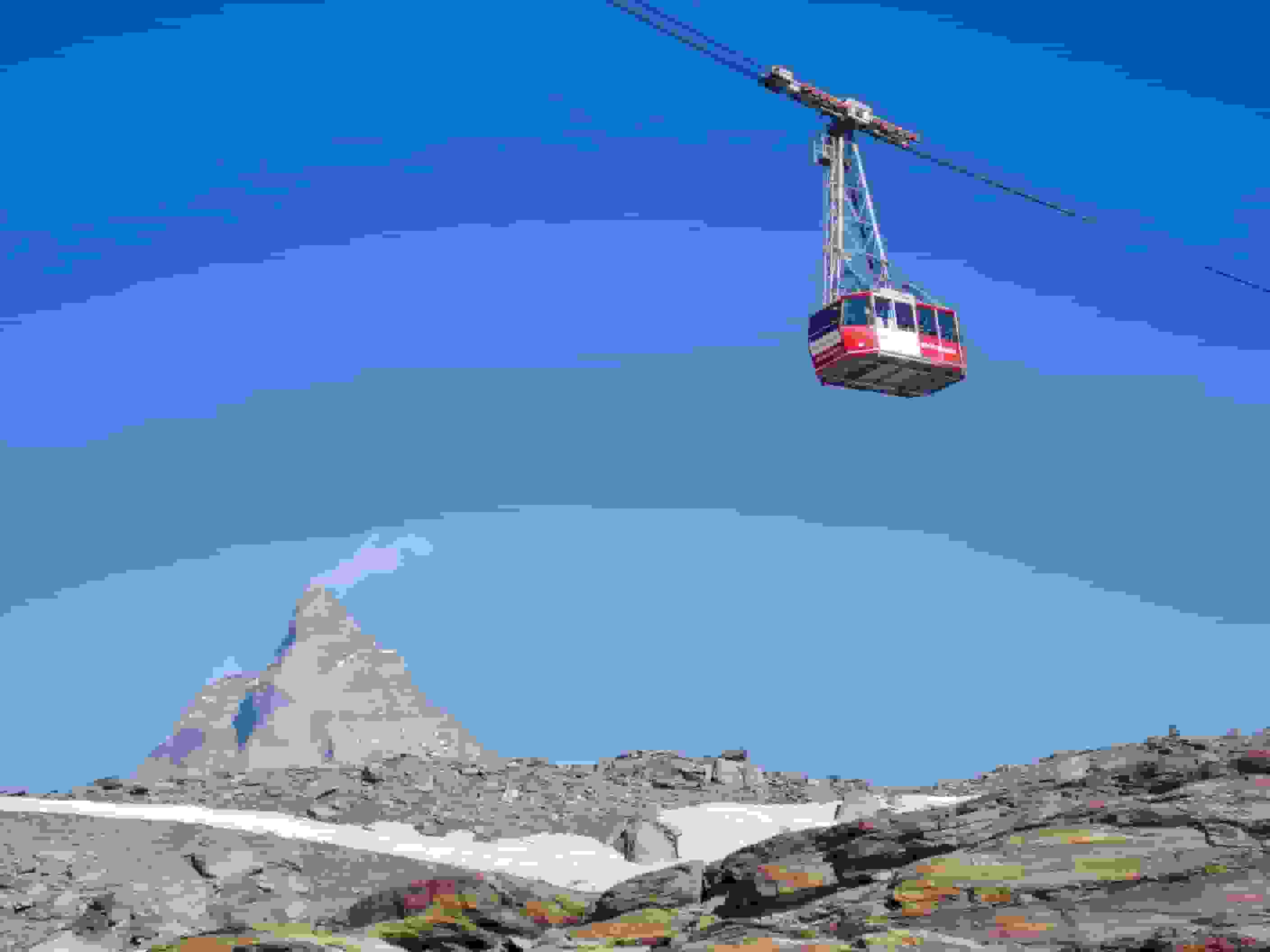 Matterhorn mit Seilbahn