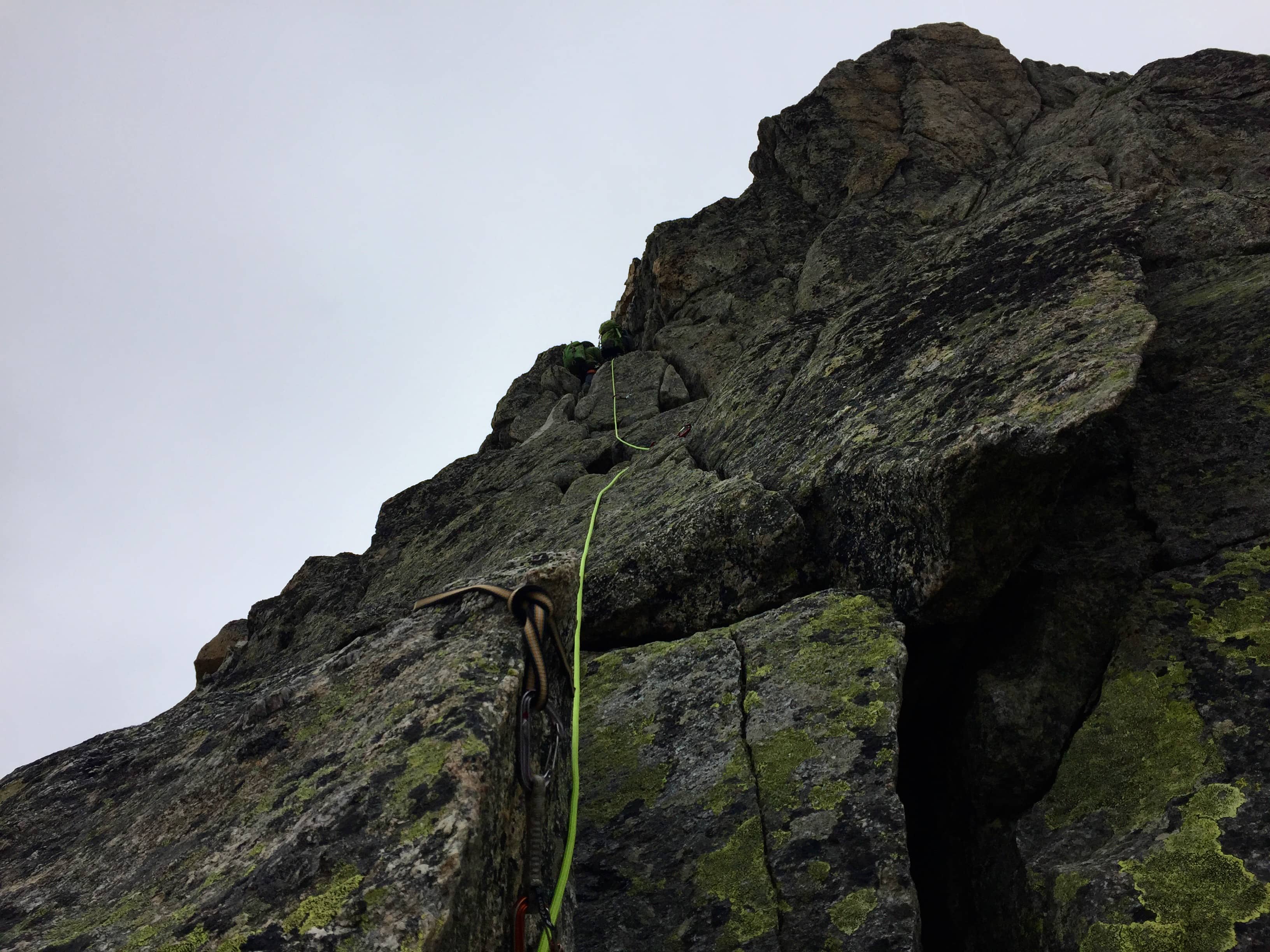 Klettern am Schildkrötengrat