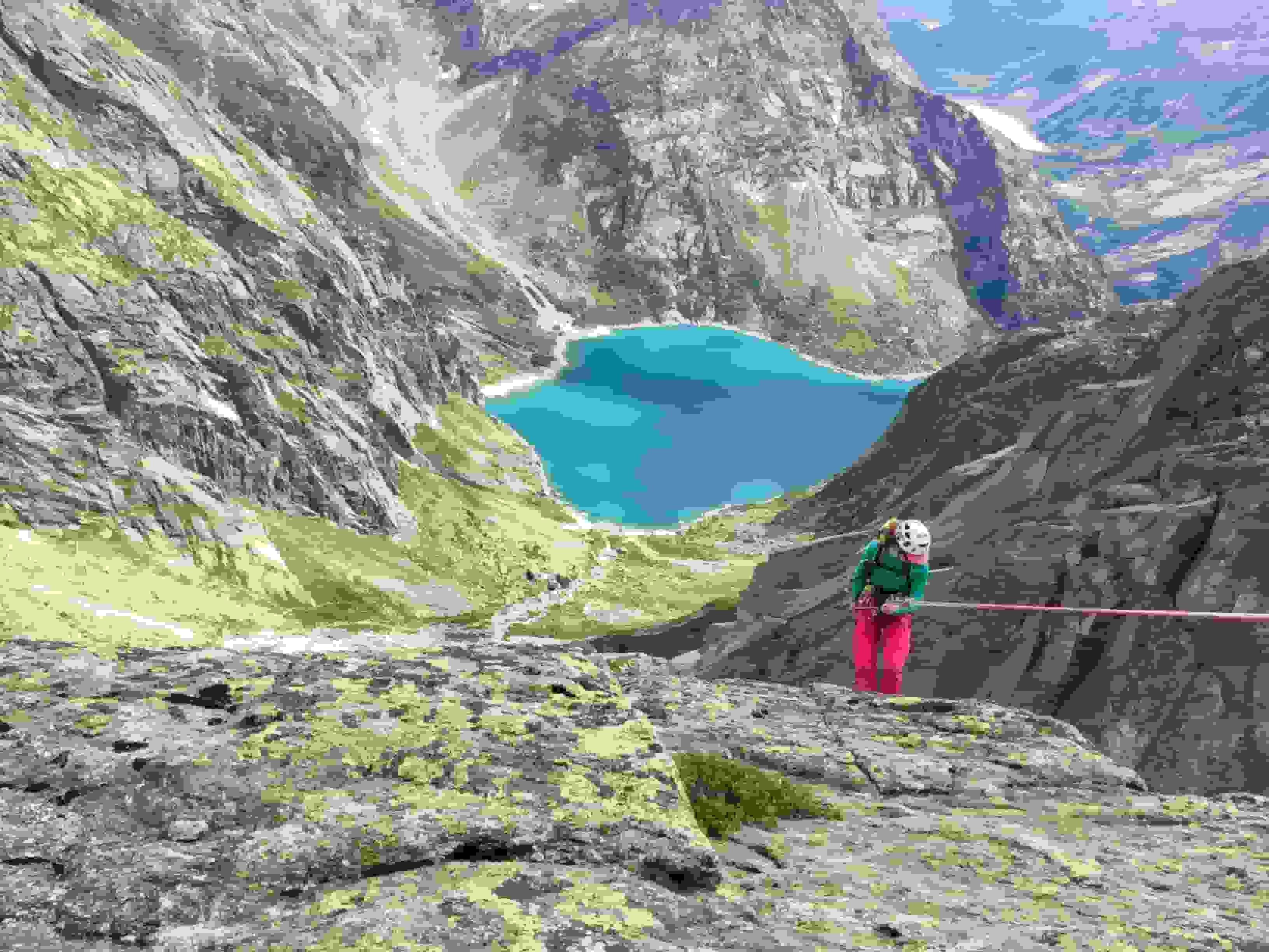 Abseilen von der 6. Gelmerspitze