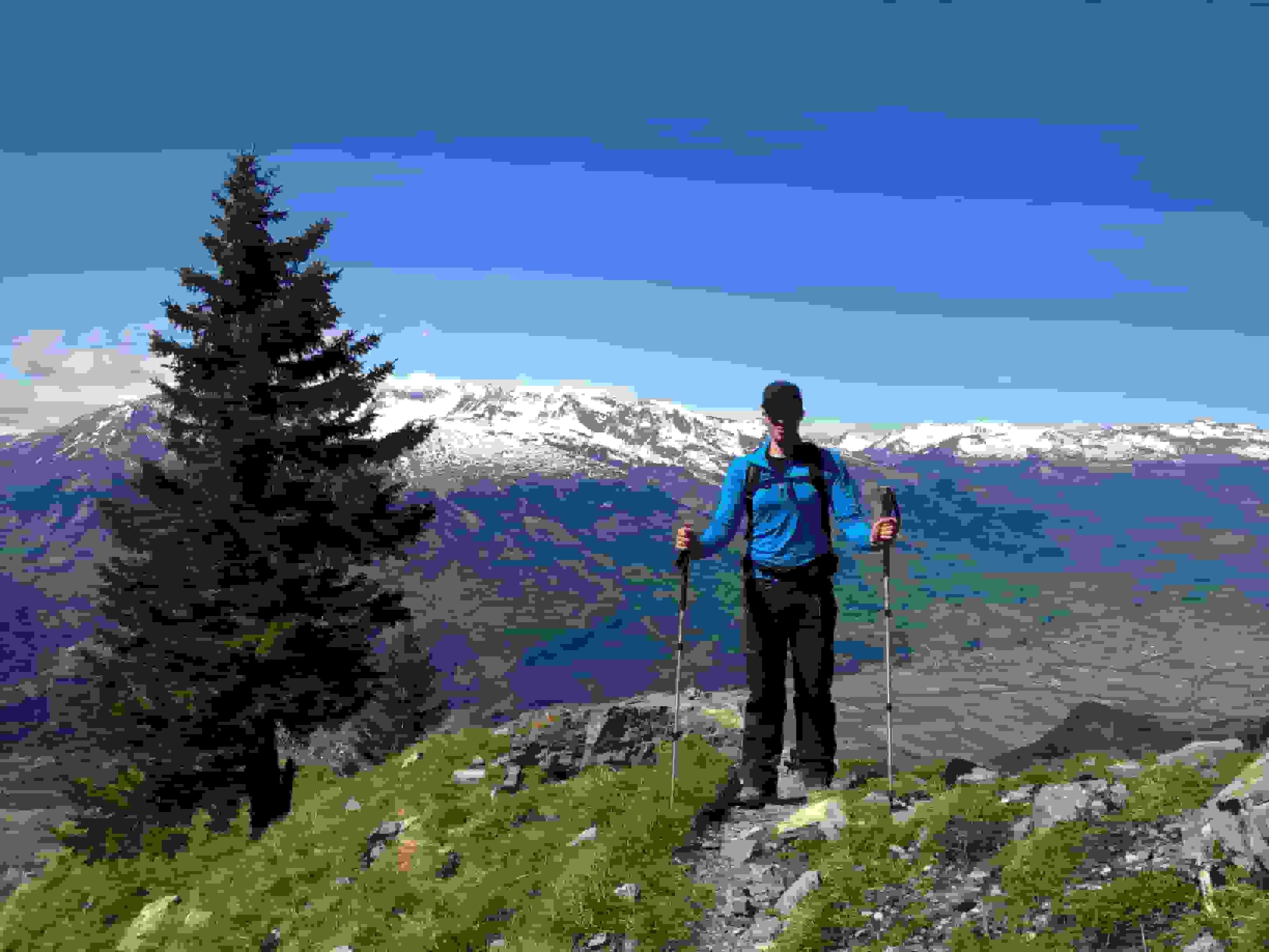 Zwischendurch ist es auch mal flach