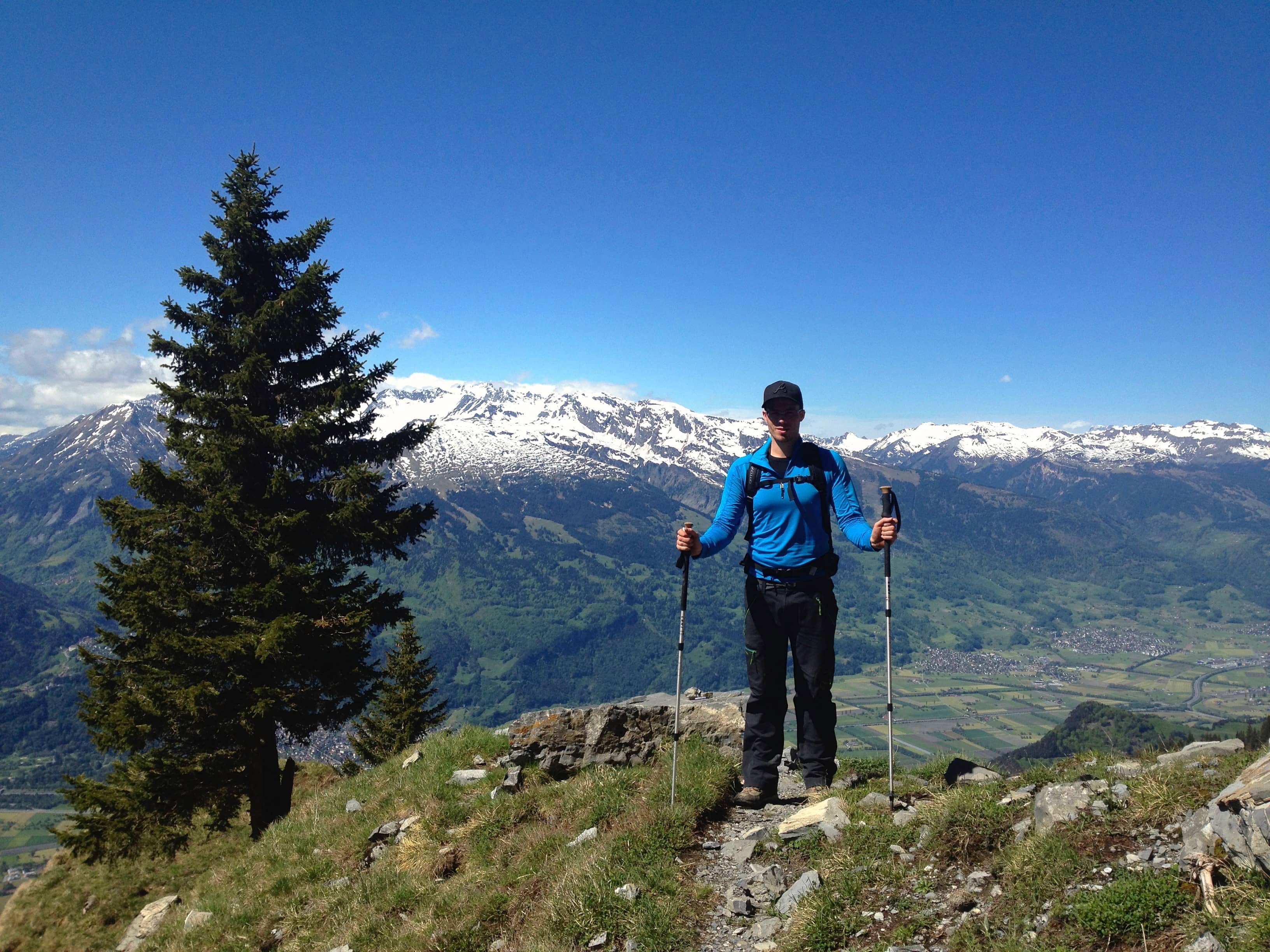 Zwischendurch ist es auch mal flach