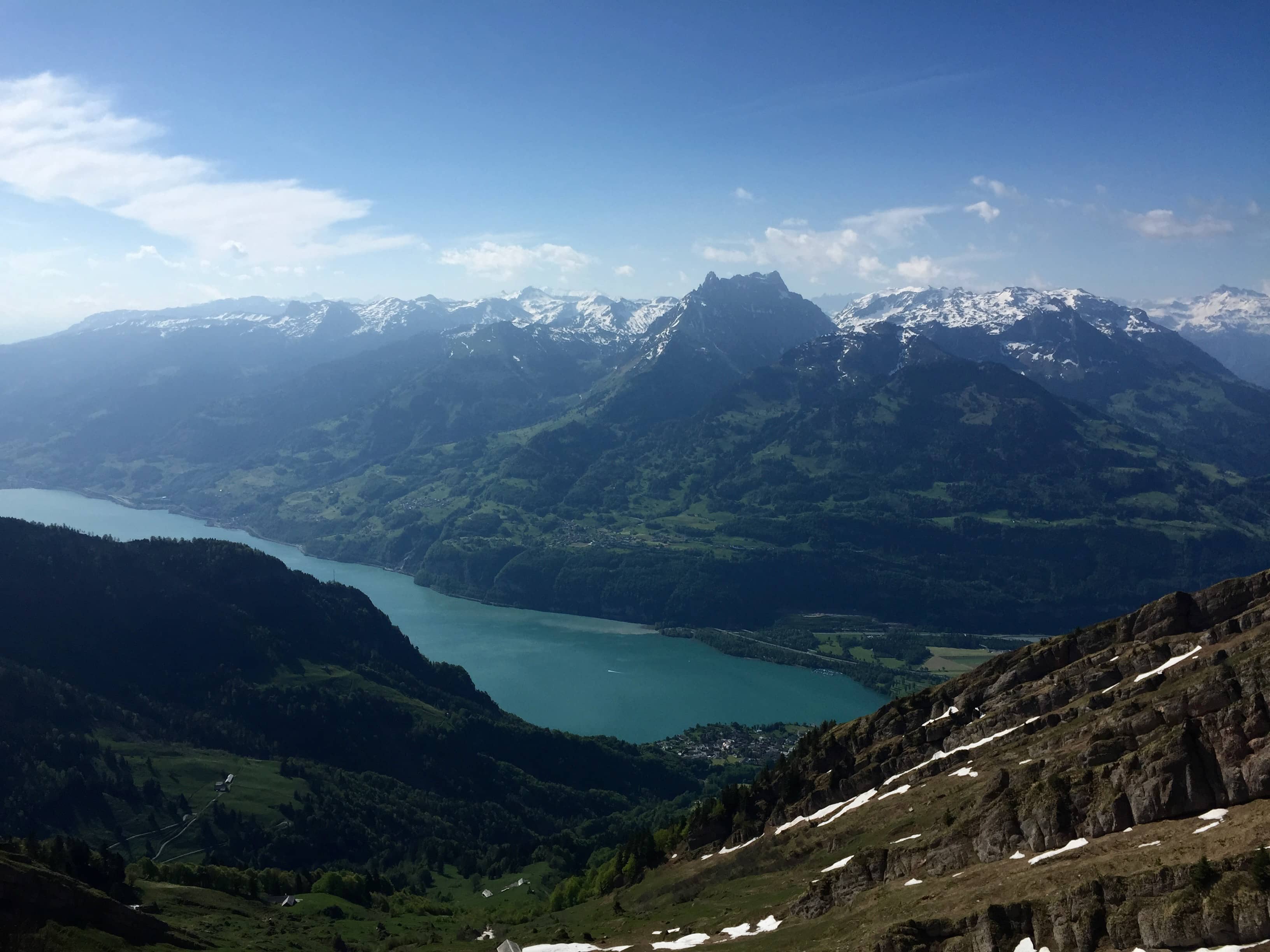 Blick zum Walensee und Mürtschenstock