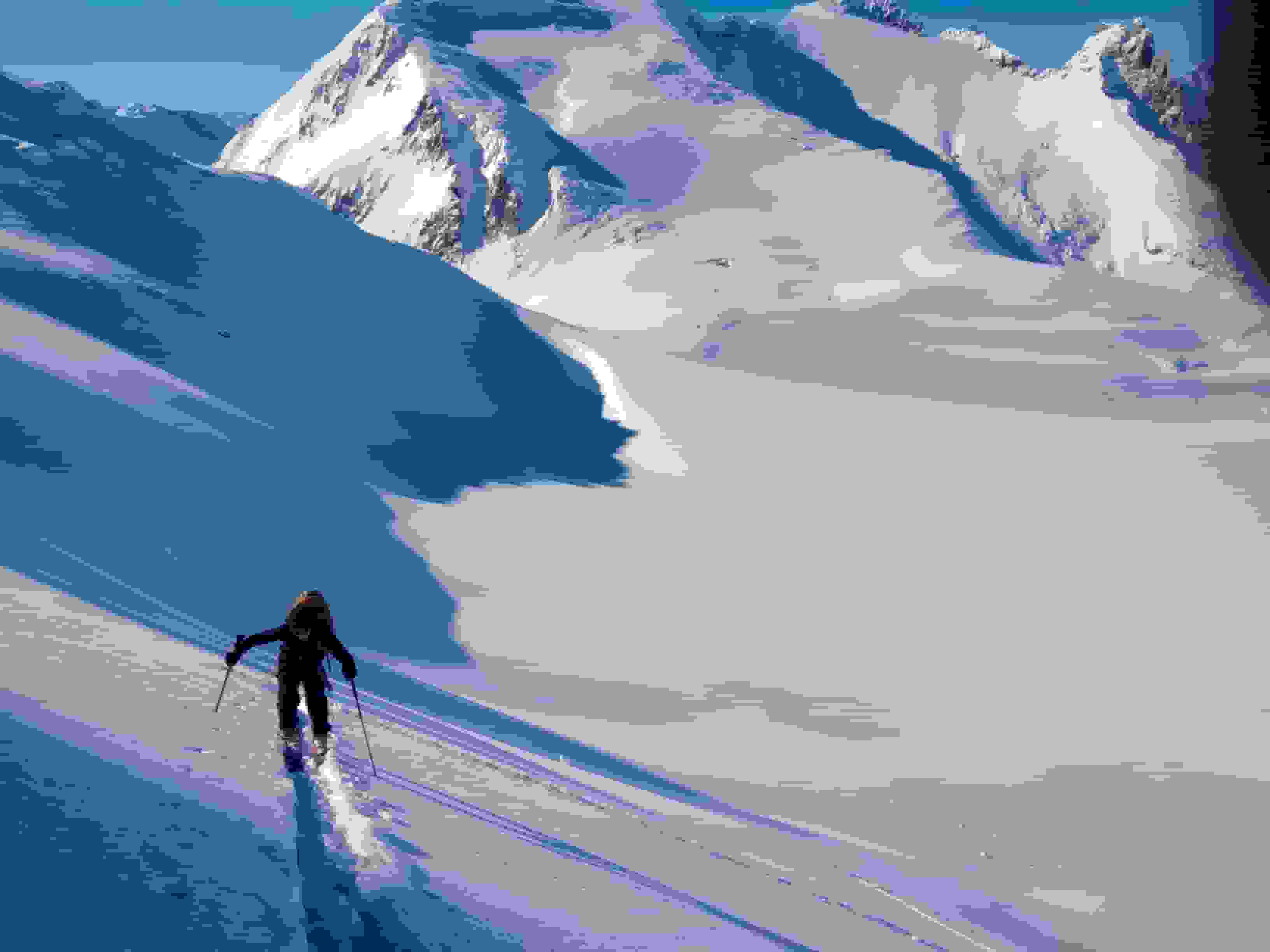 Spuren zum Einstieg zur Canale della fiamma