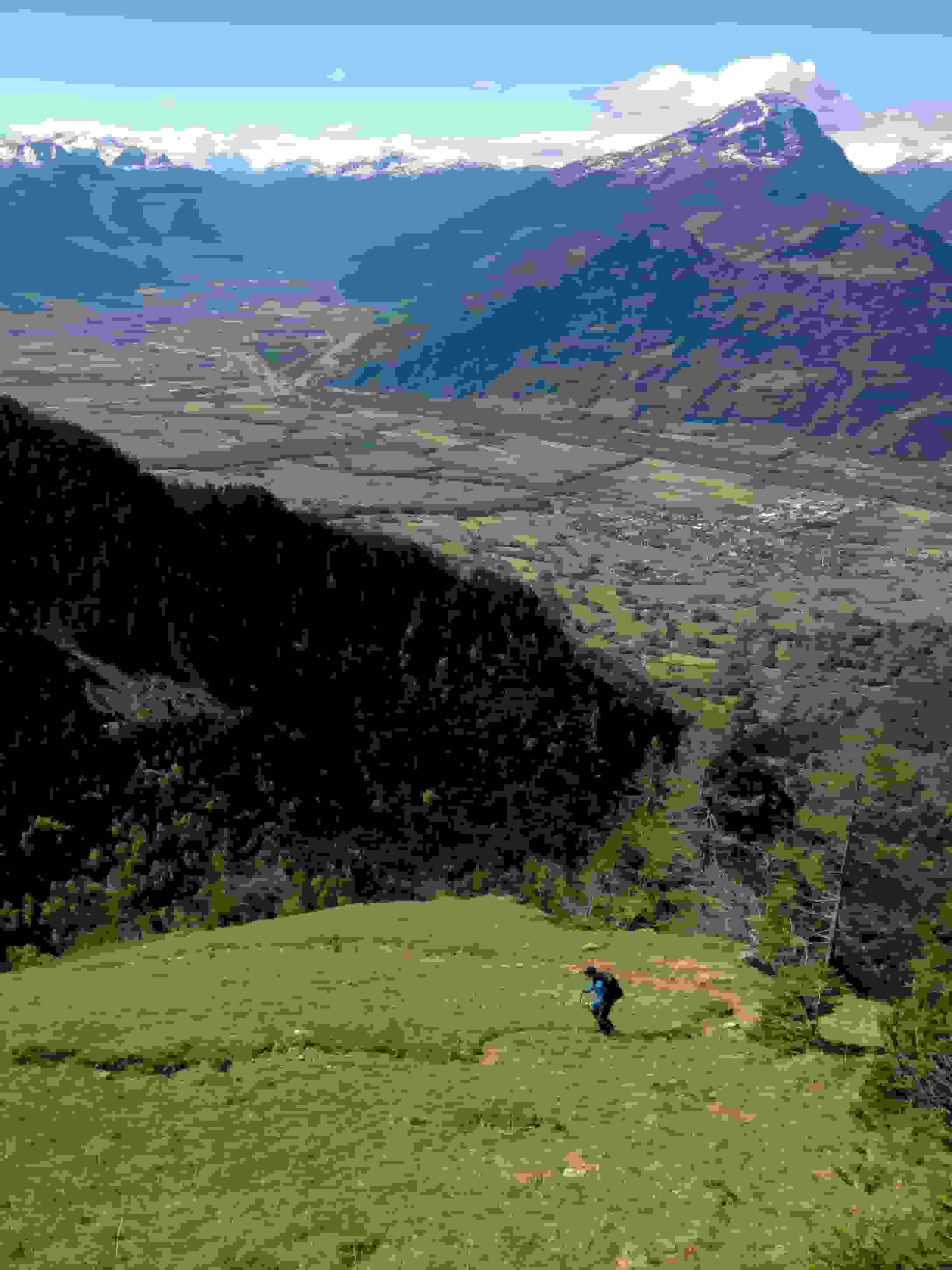 Bereits oberhalb der Enderlinhütte – es ist anhaltend steil