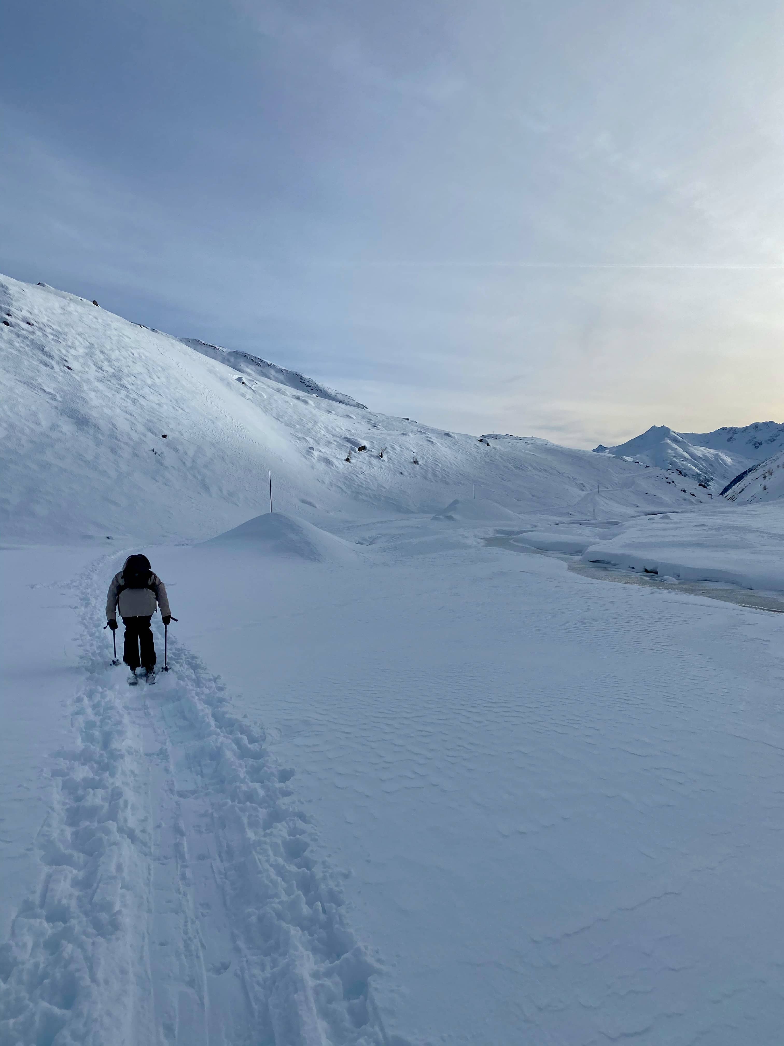 Stöckeln durch das Val Tuoi