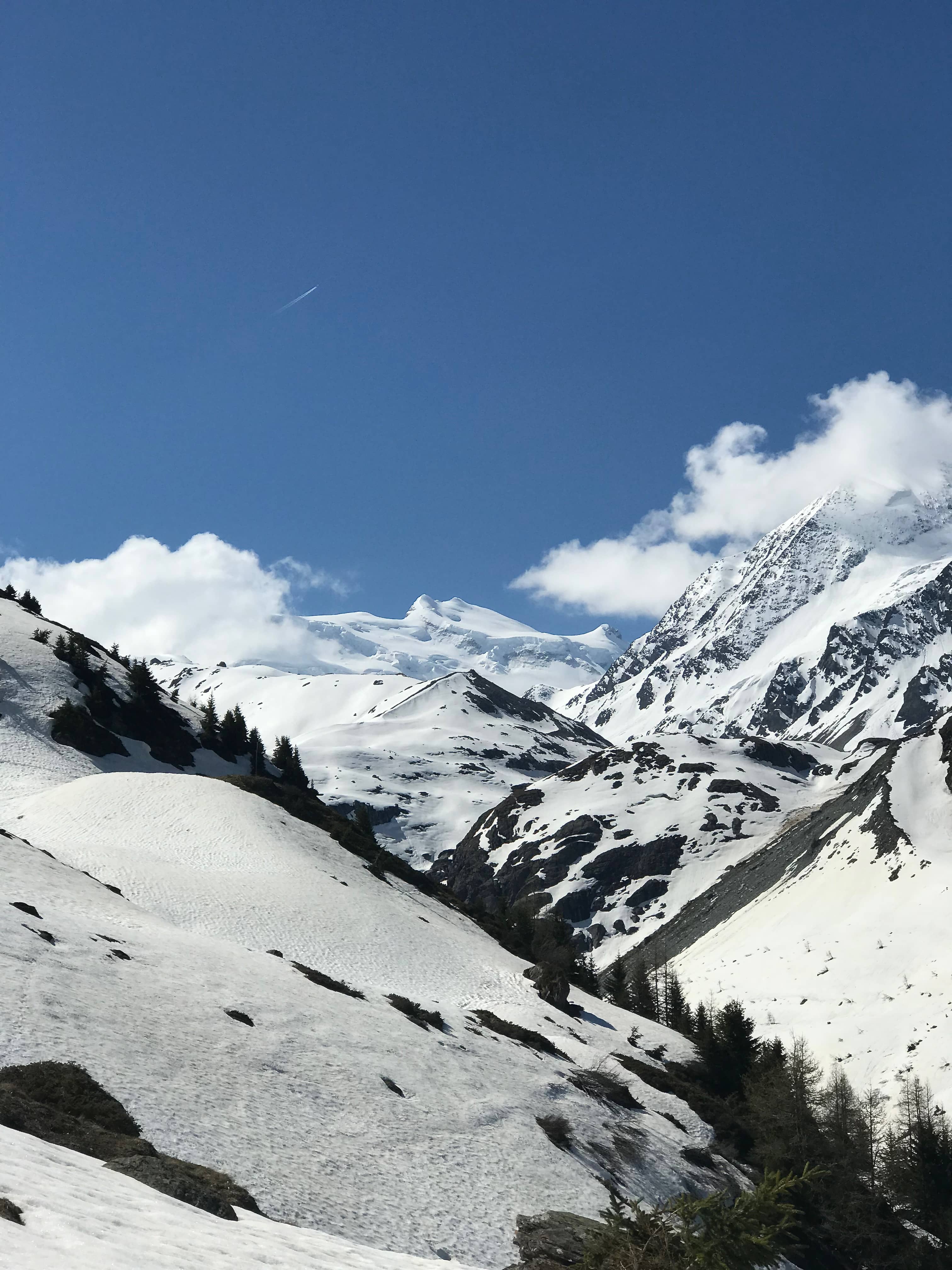 Der Grand Combin ist erstmals sichtbar