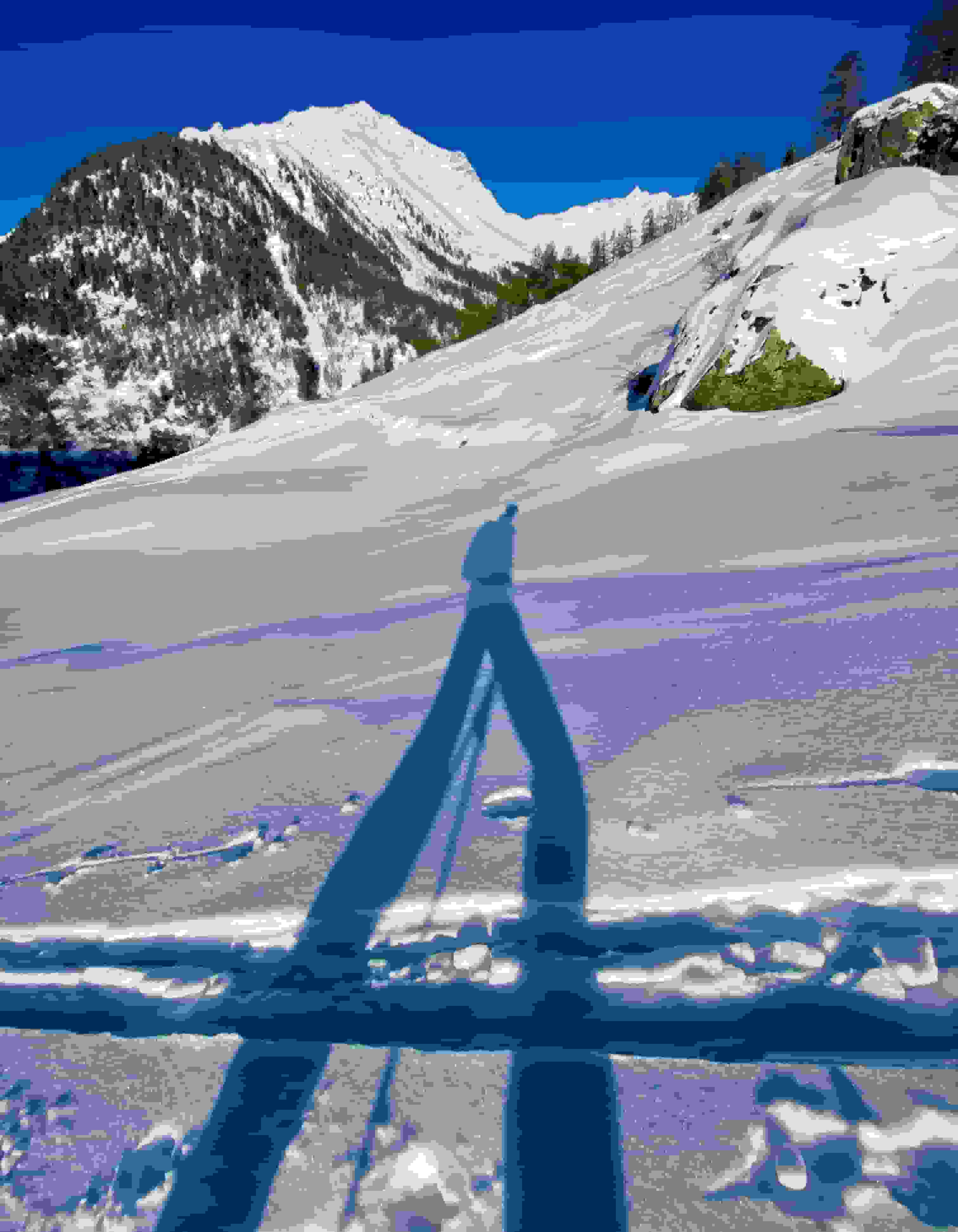 Lange Schatten - Start in Guarda