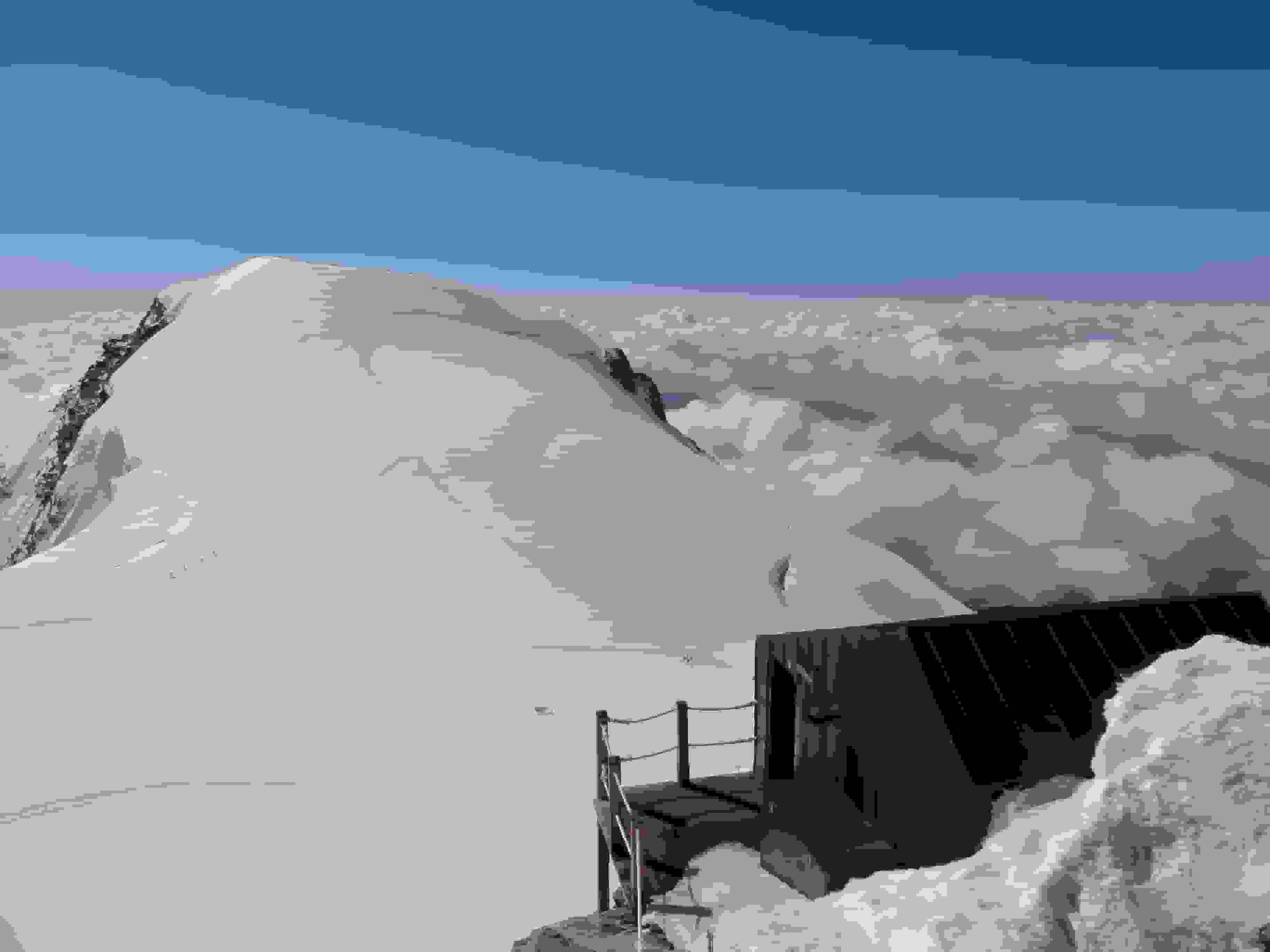 Auf dem Balmenhorn mit Blick zur Vincentpyramide