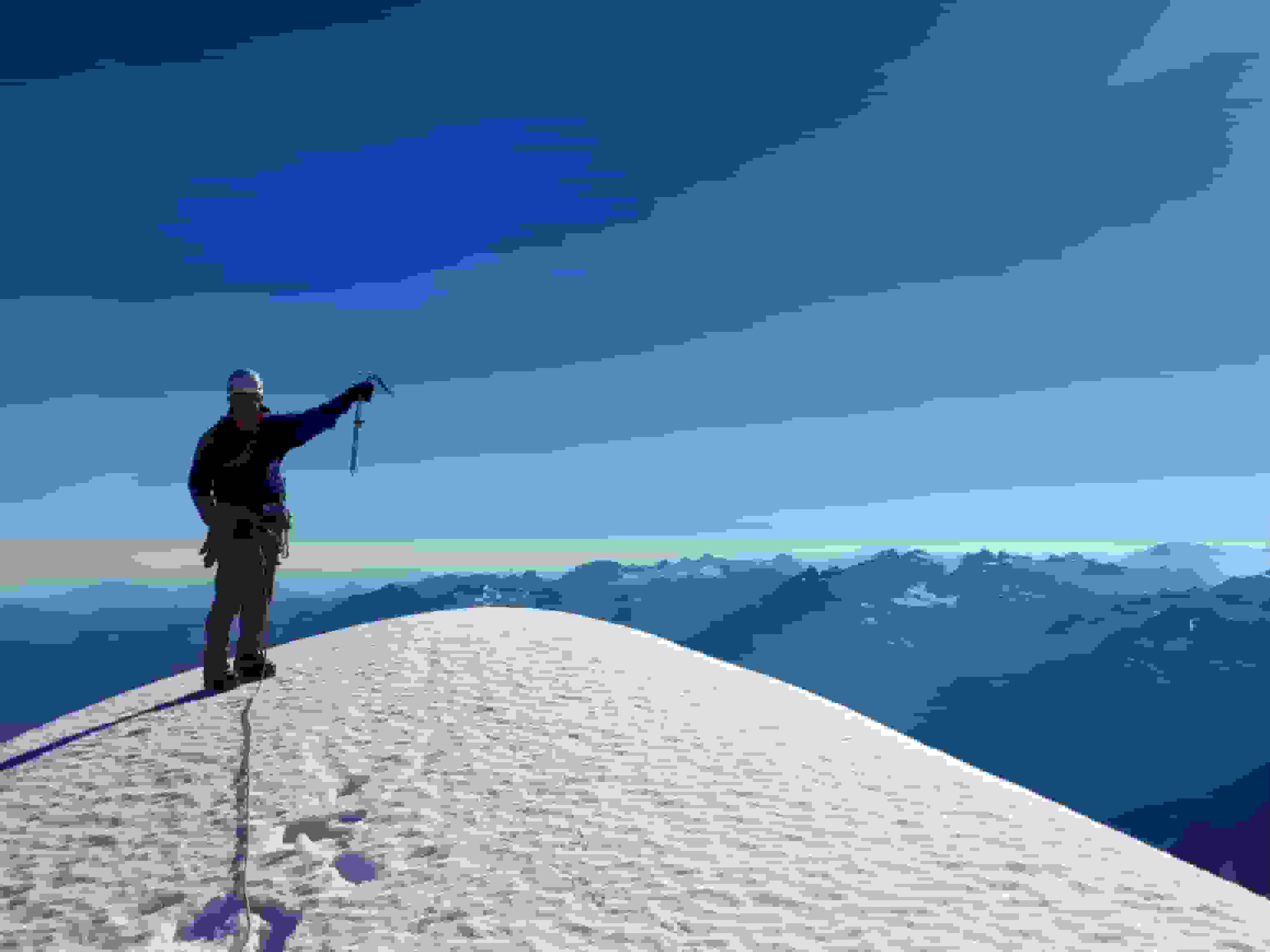 Danny auf dem Wetterhorn-Gipfel