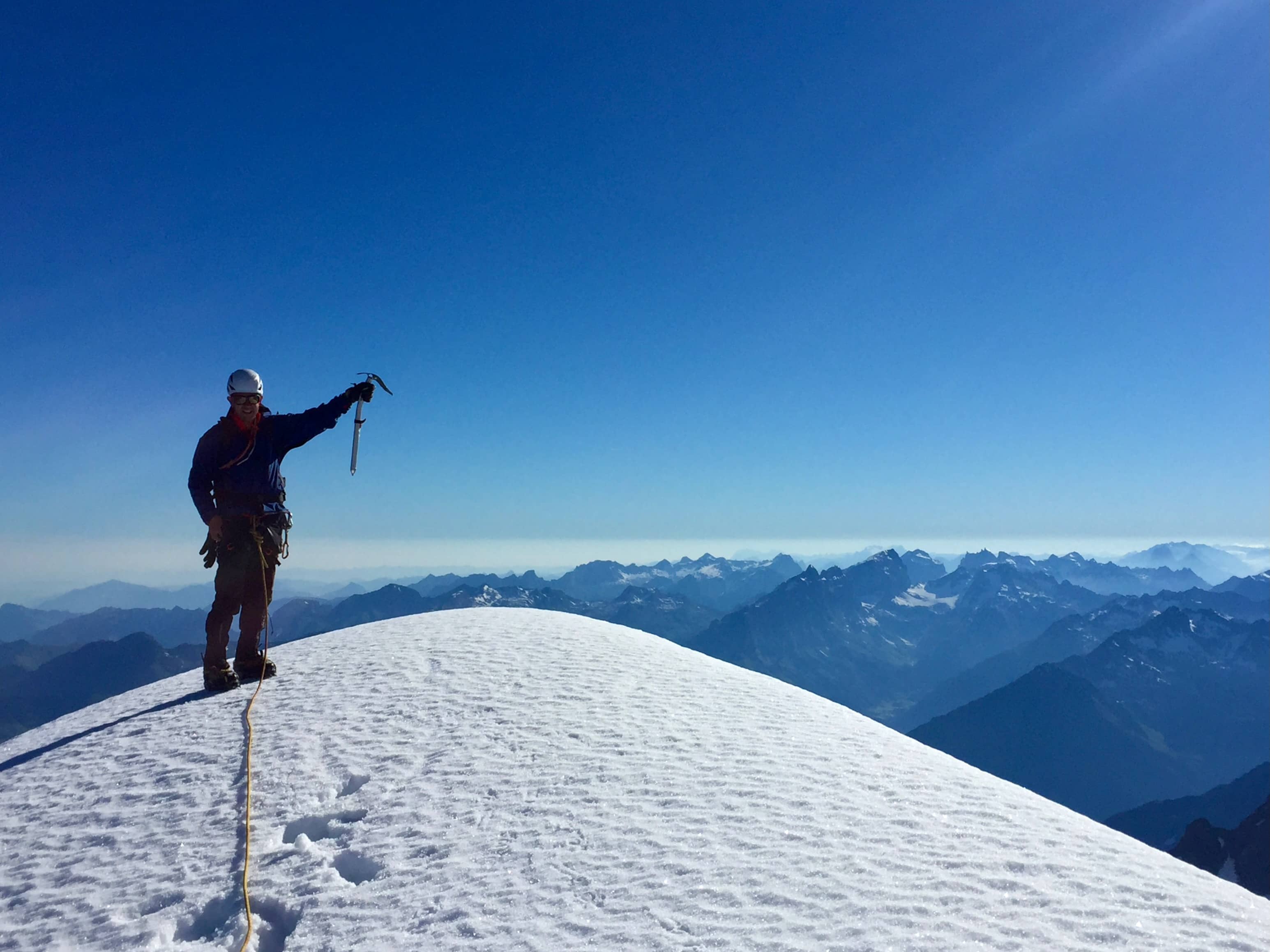 Danny auf dem Wetterhorn-Gipfel