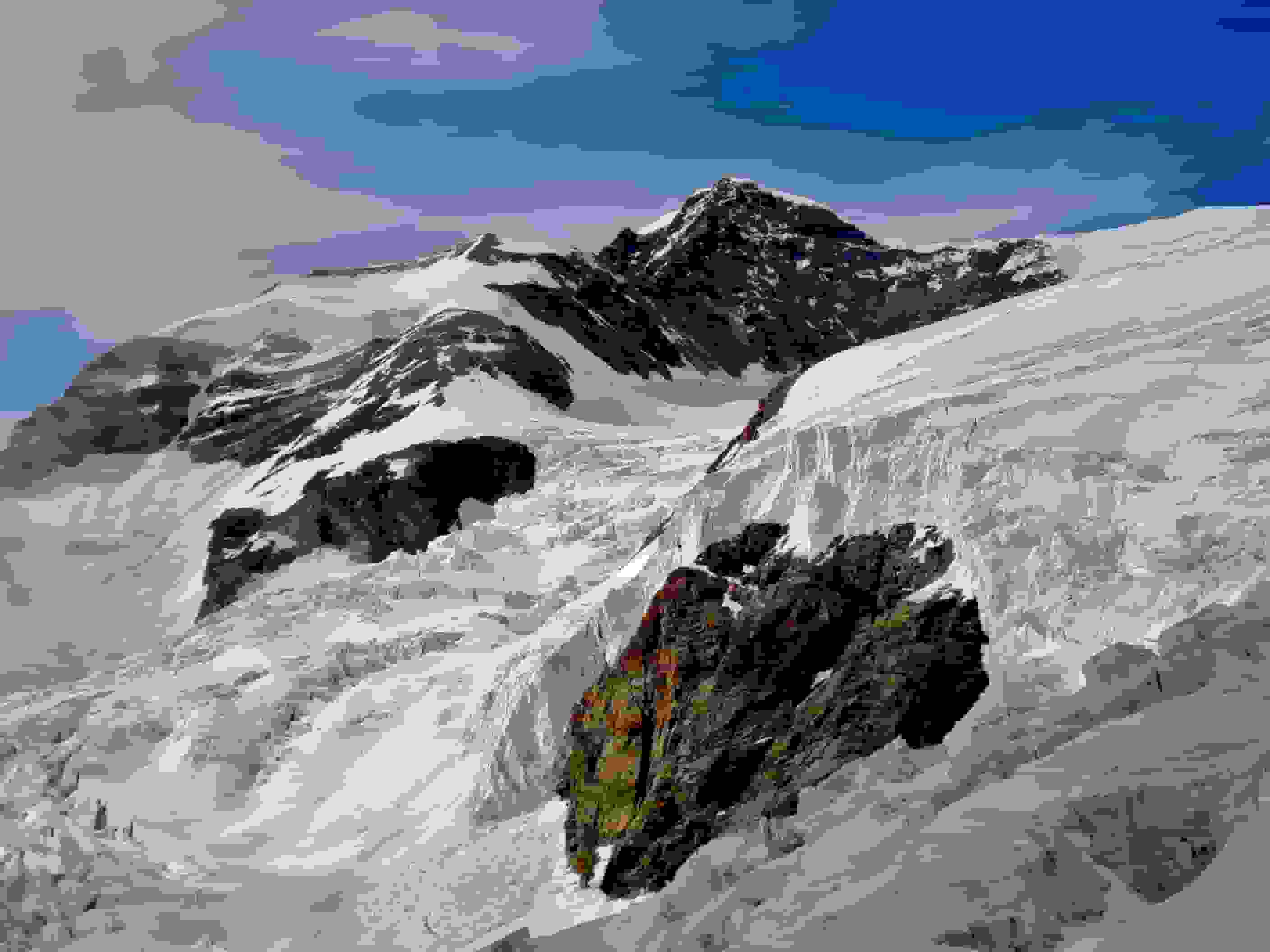 Ein erster Blick auf den Liskamm Ost