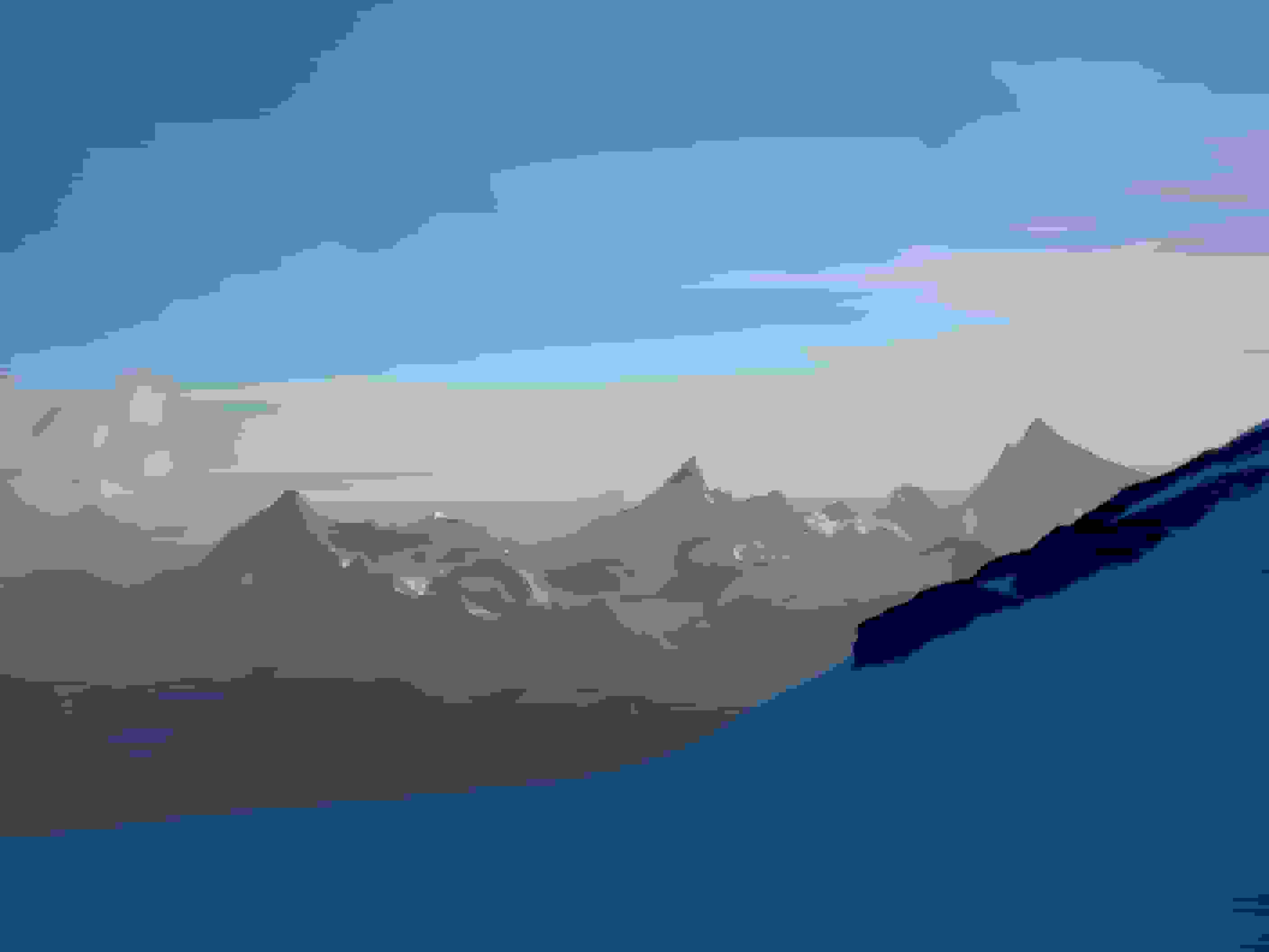 Obergabelhorn, Zinalrothorn, Weisshorn