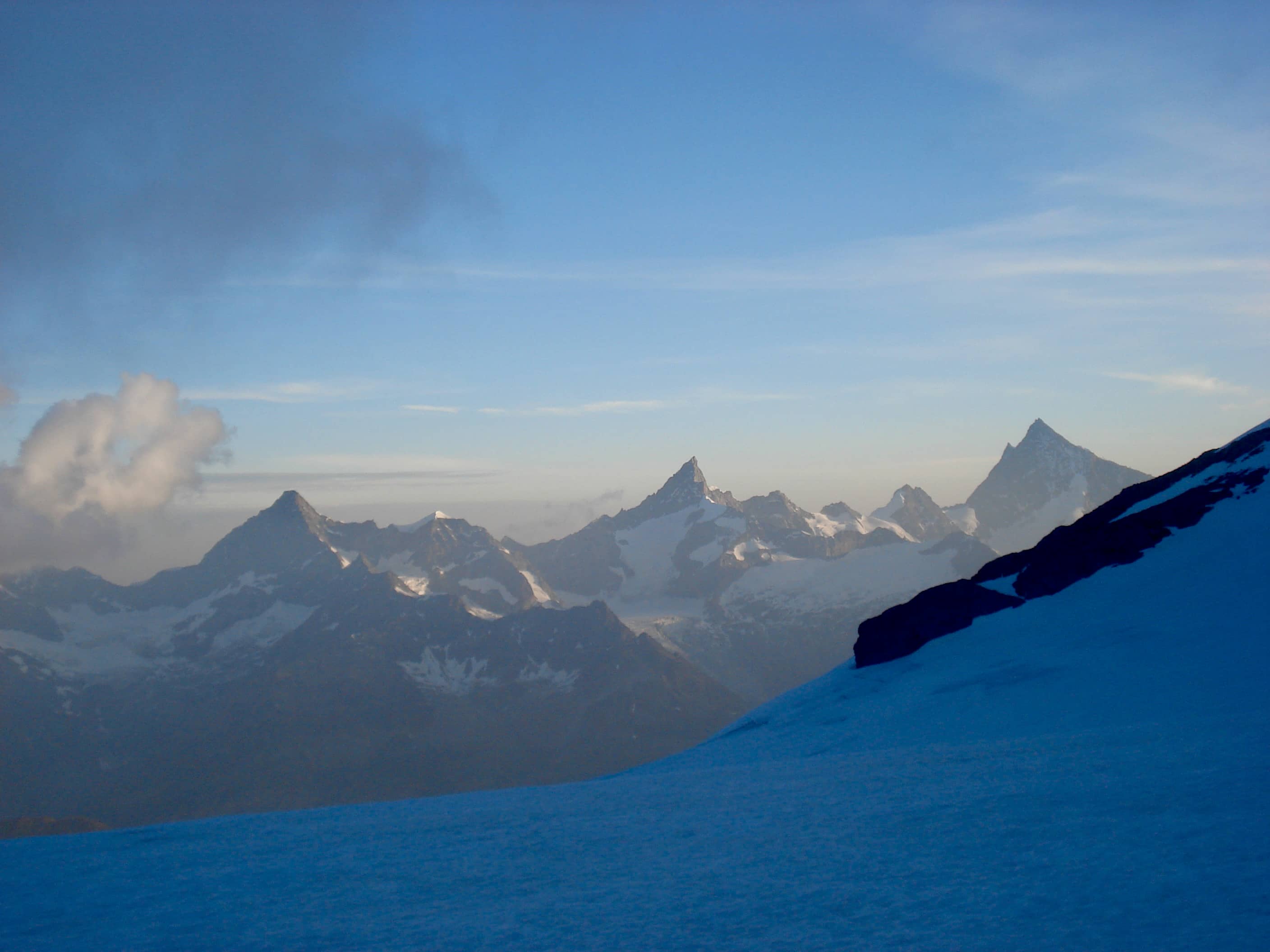 Obergabelhorn, Zinalrothorn, Weisshorn