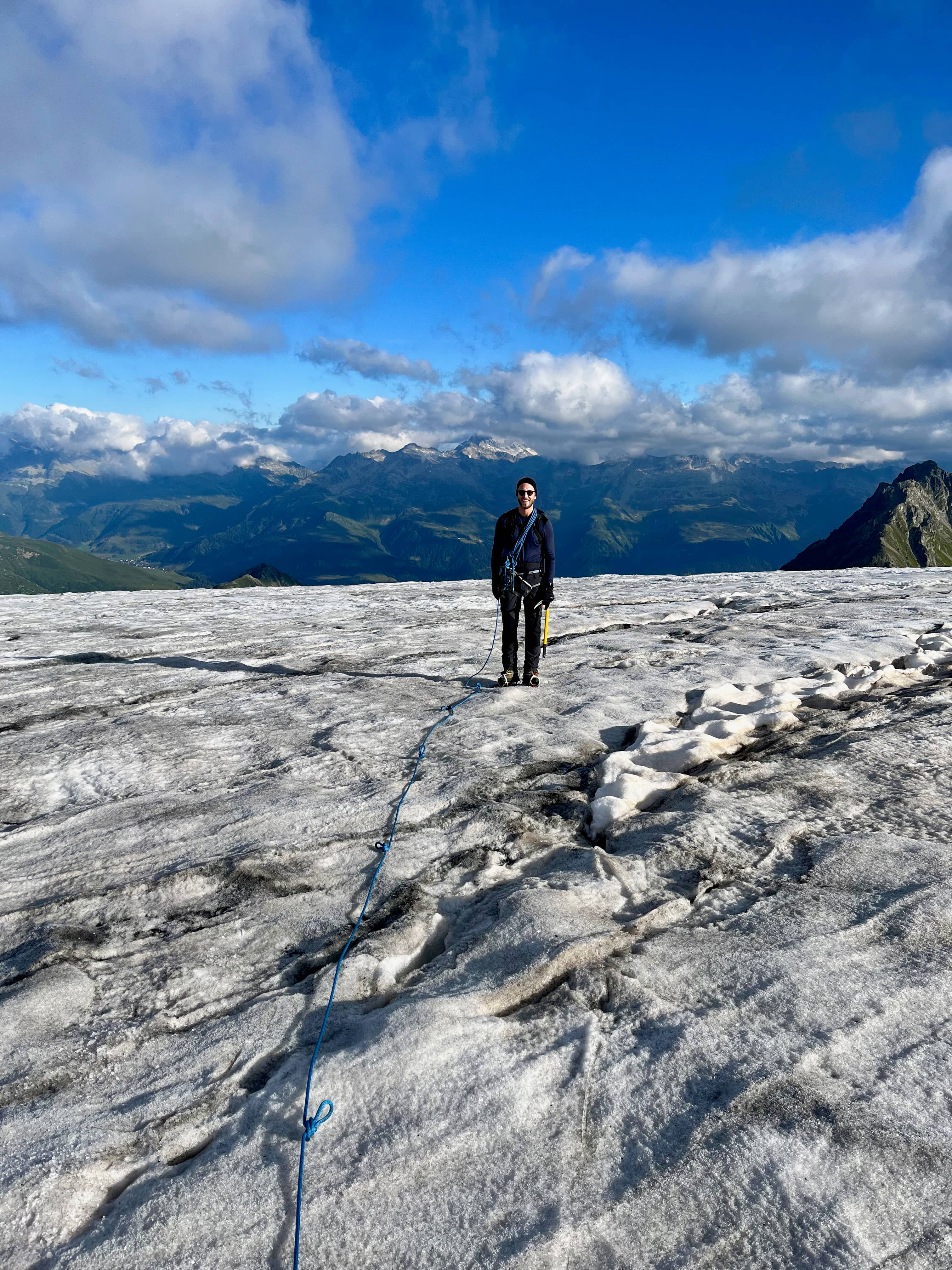 Auf dem Gletscher