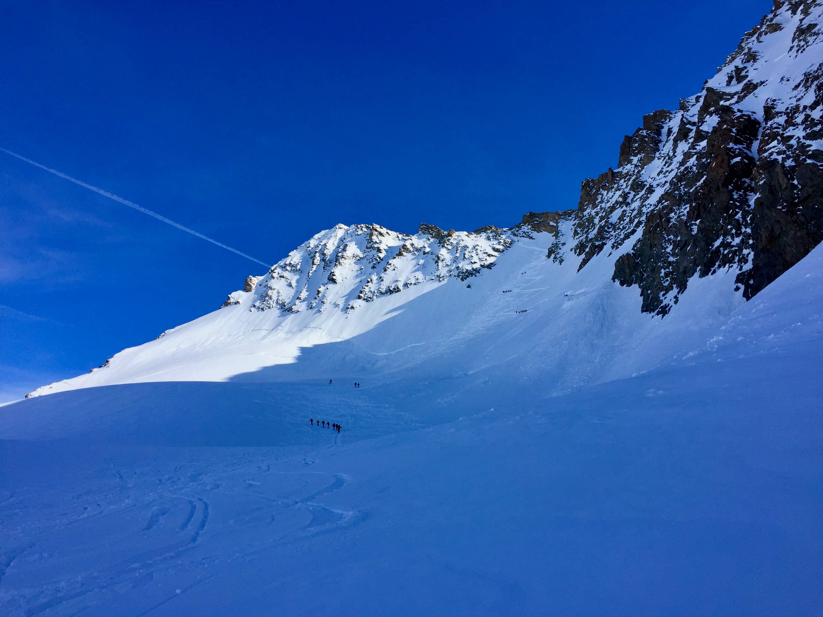 Blick zurück zum Fieschersattel
