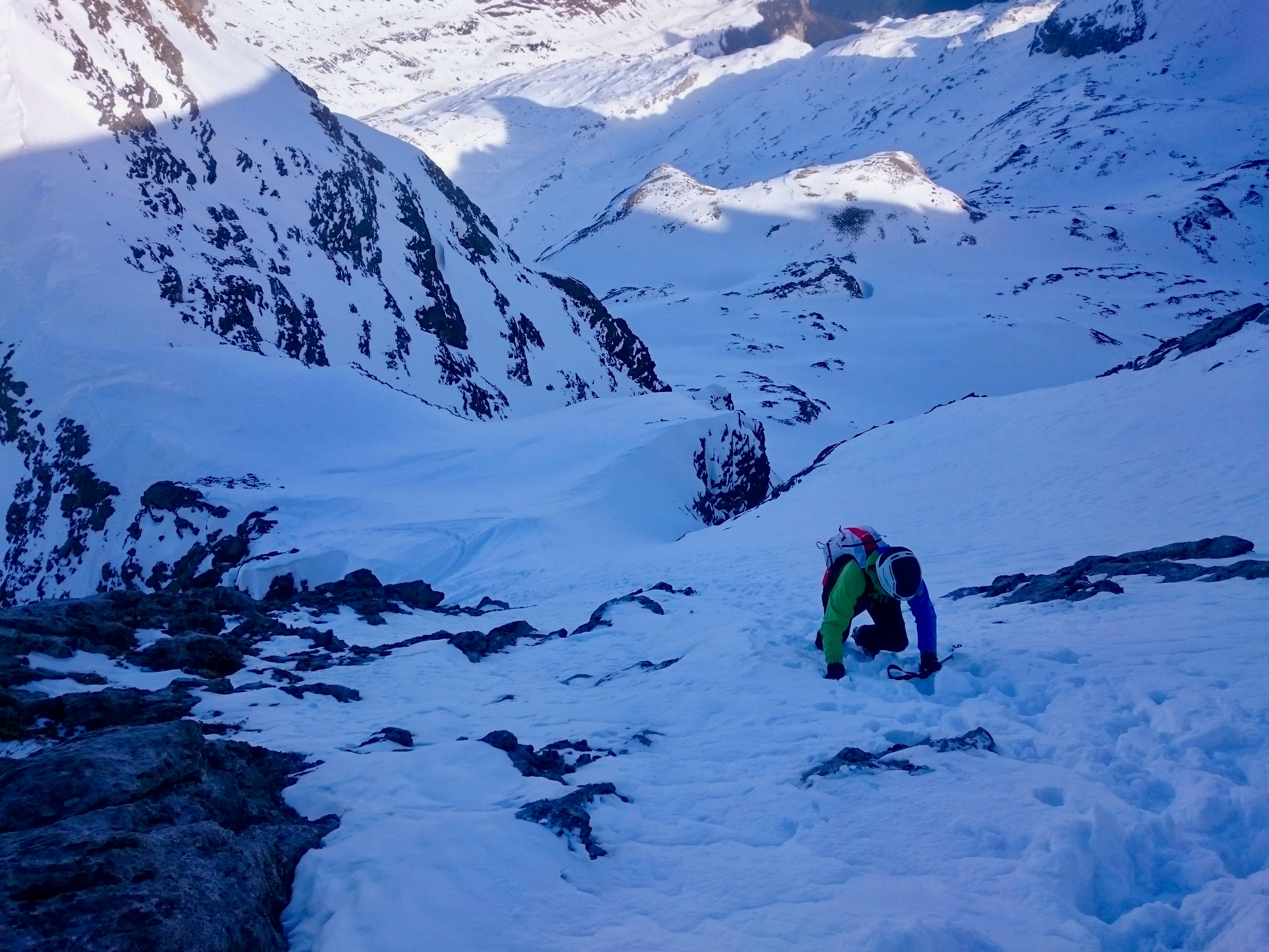 Aufstieg durch die Flanke zum Ruchstock