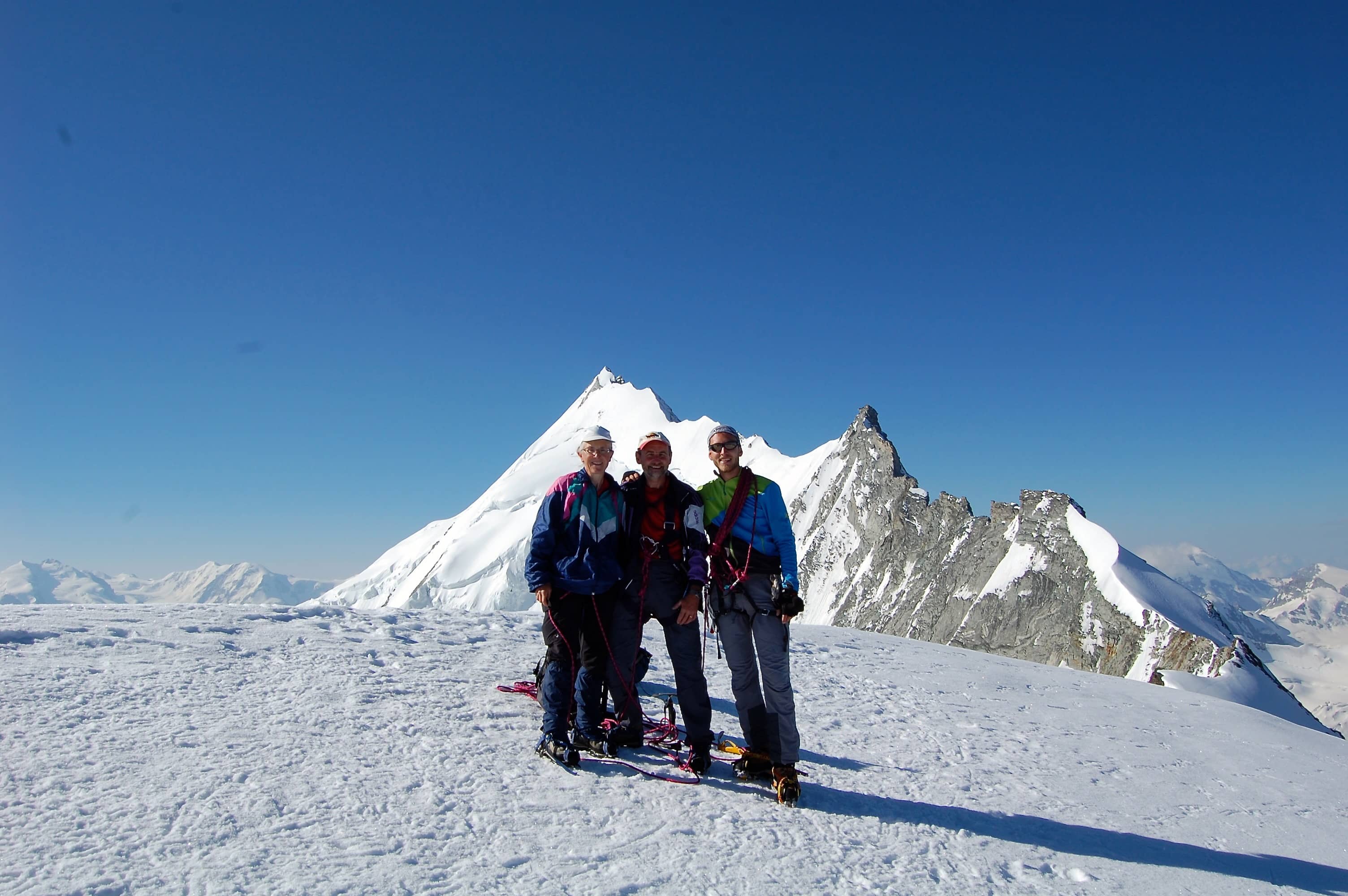 Mit den Eltern auf dem Bishorn - coole Sache!