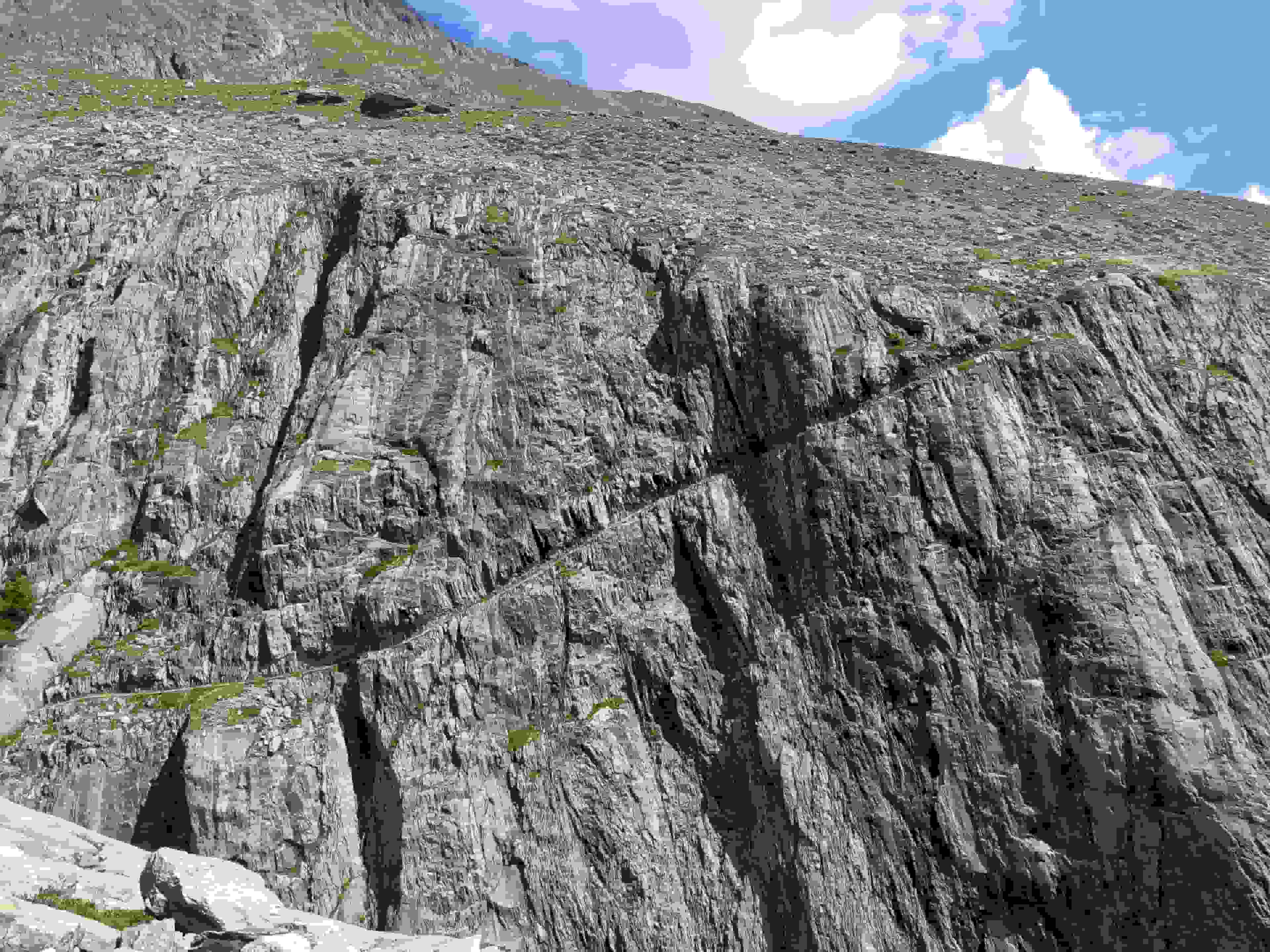 Hüttenaufstieg im Bereich Lochegga (Foto: Ricky)