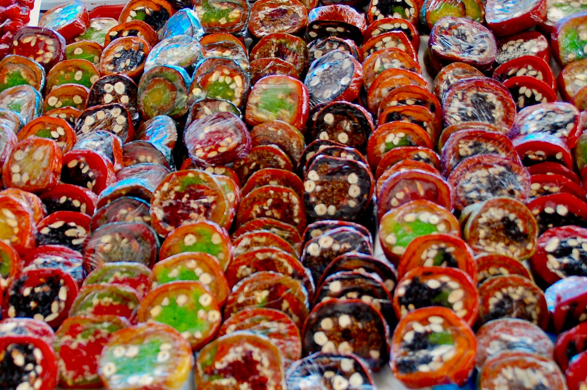 Süssigkeiten auf dem Markt von Kislovodsk