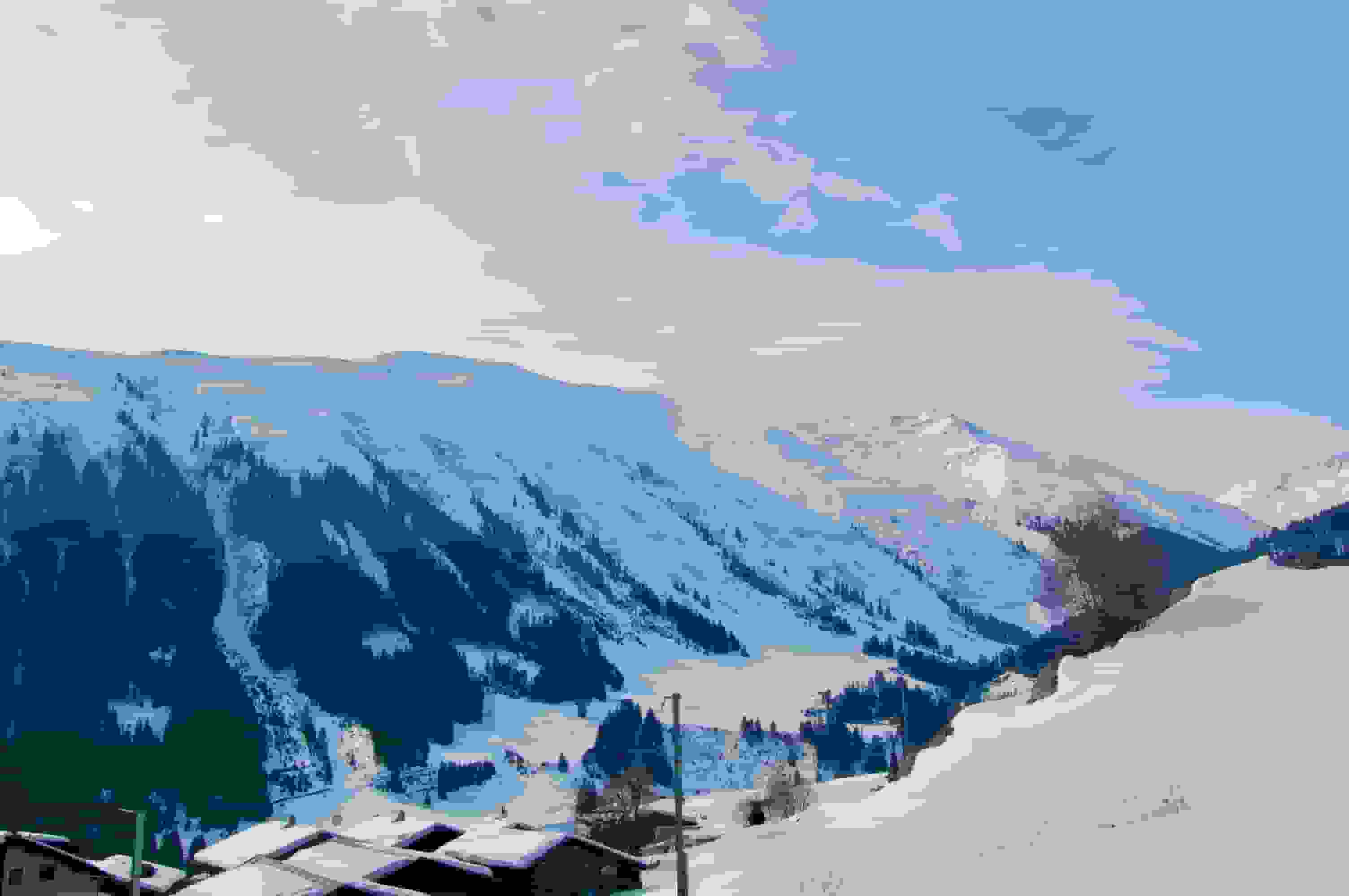 Start bei milden Temperaturen in der Surselva