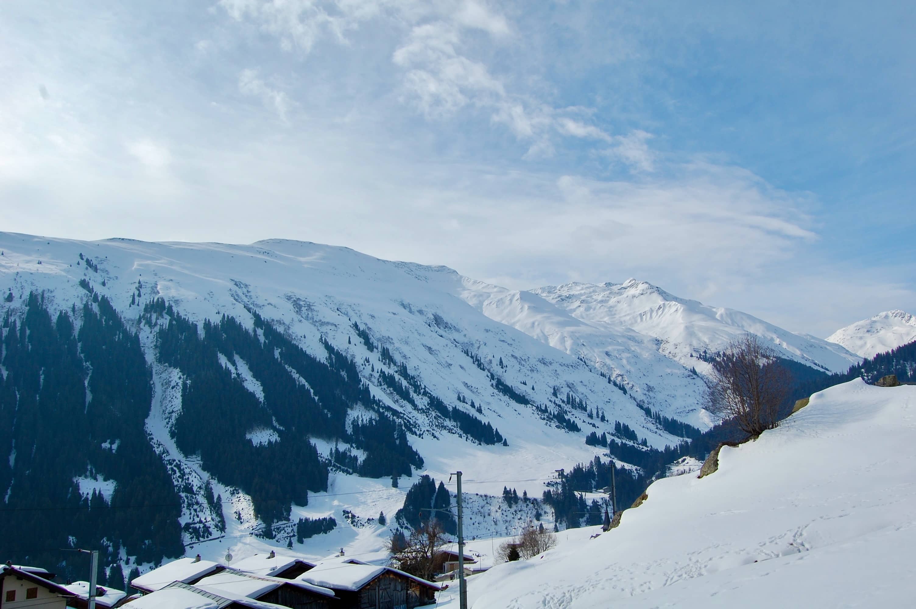 Start bei milden Temperaturen in der Surselva