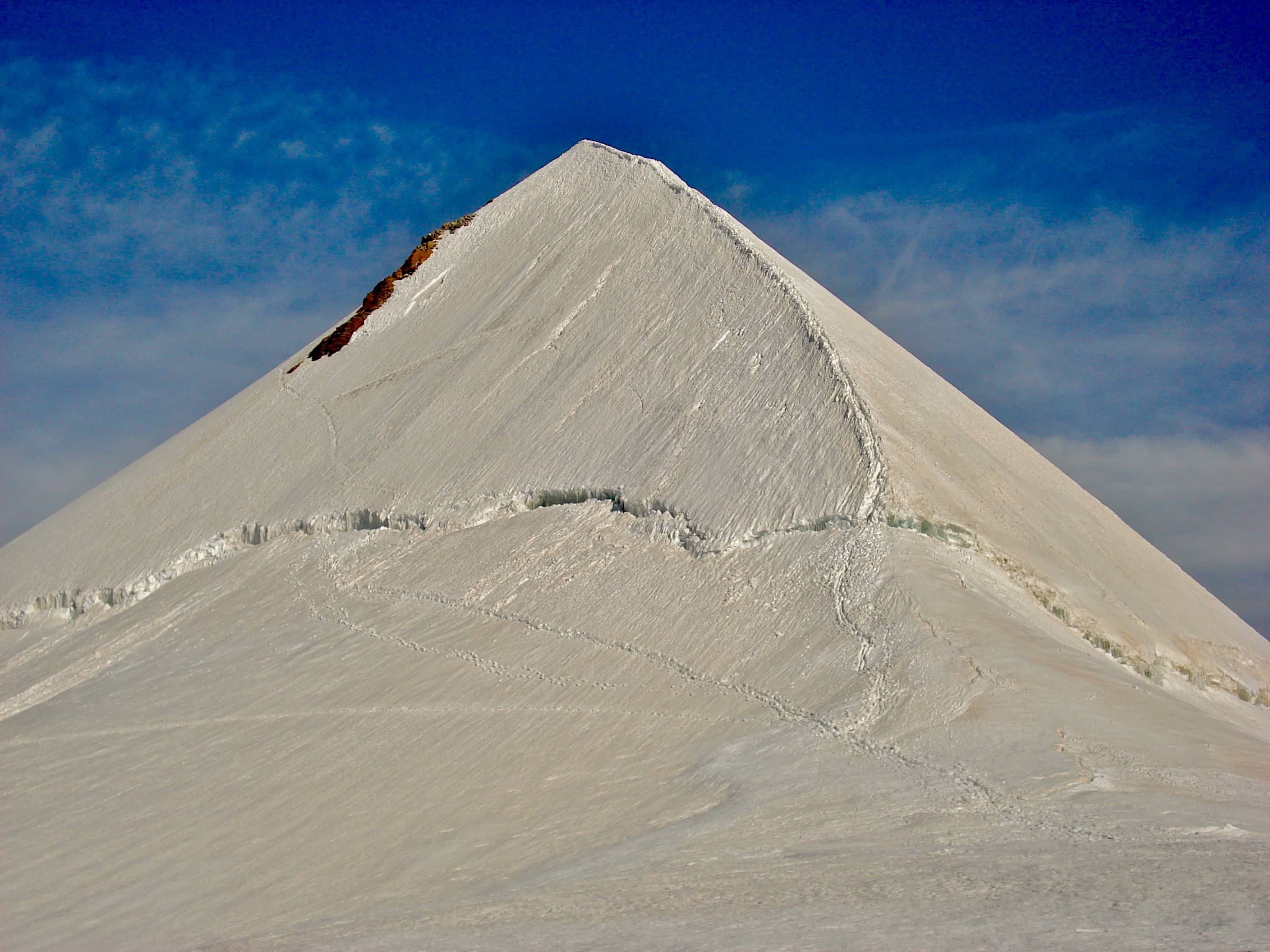 Am Einstieg zum Liskamm Ostgrat