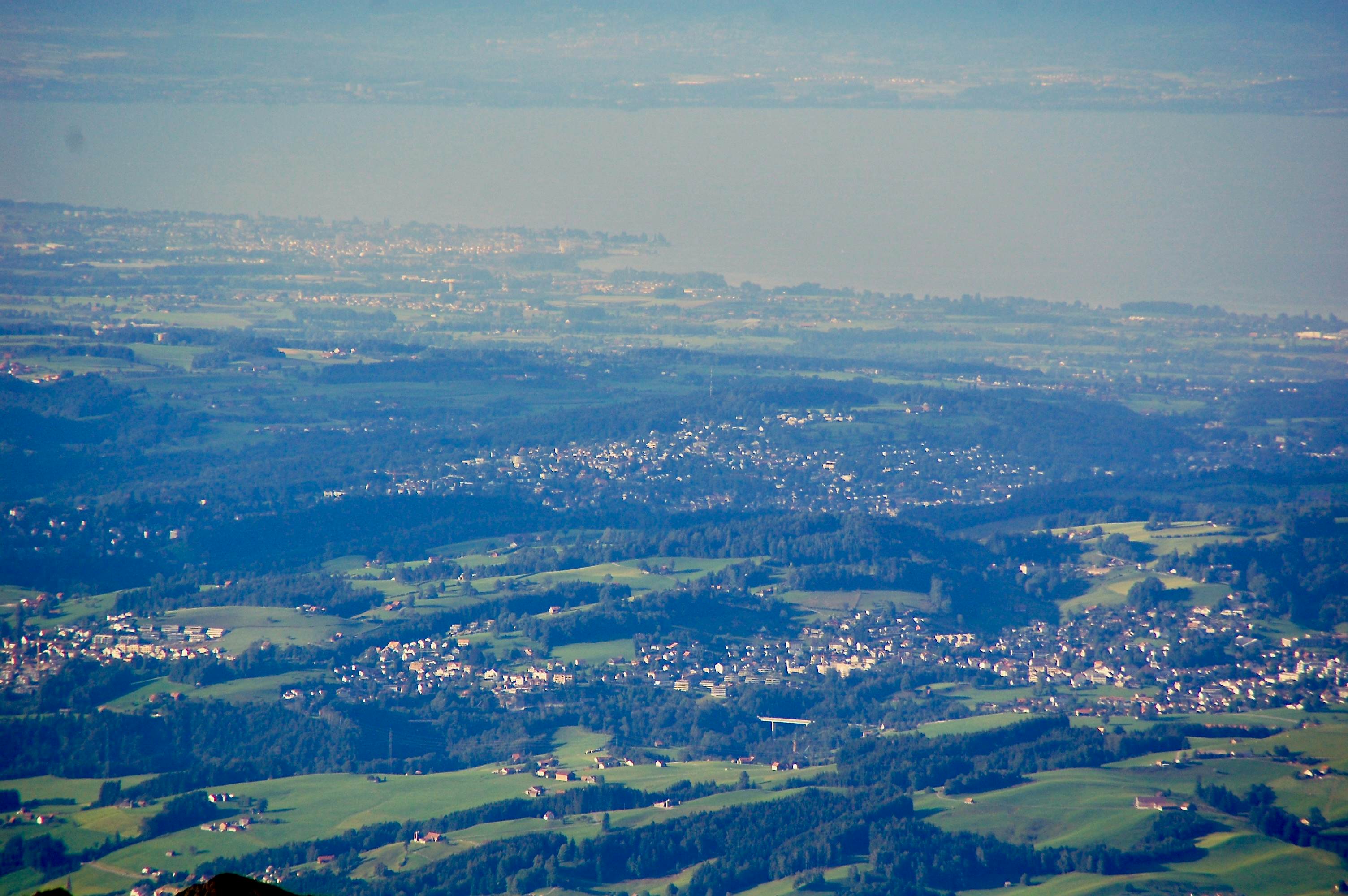 Blick Richtung St. Gallen und Bodensee