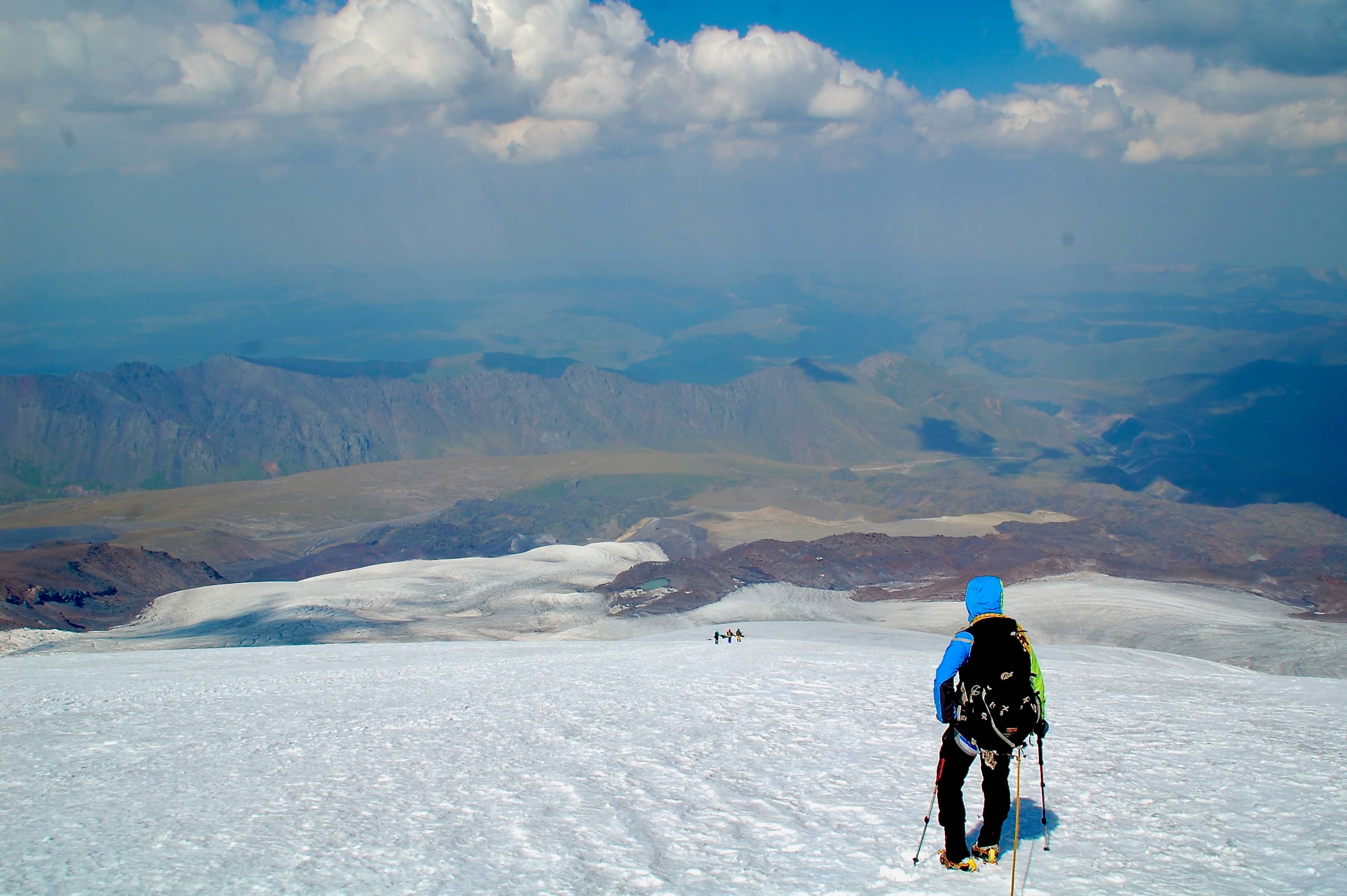 Das Ziel ist absehbar: Abstieg zum Hochlager