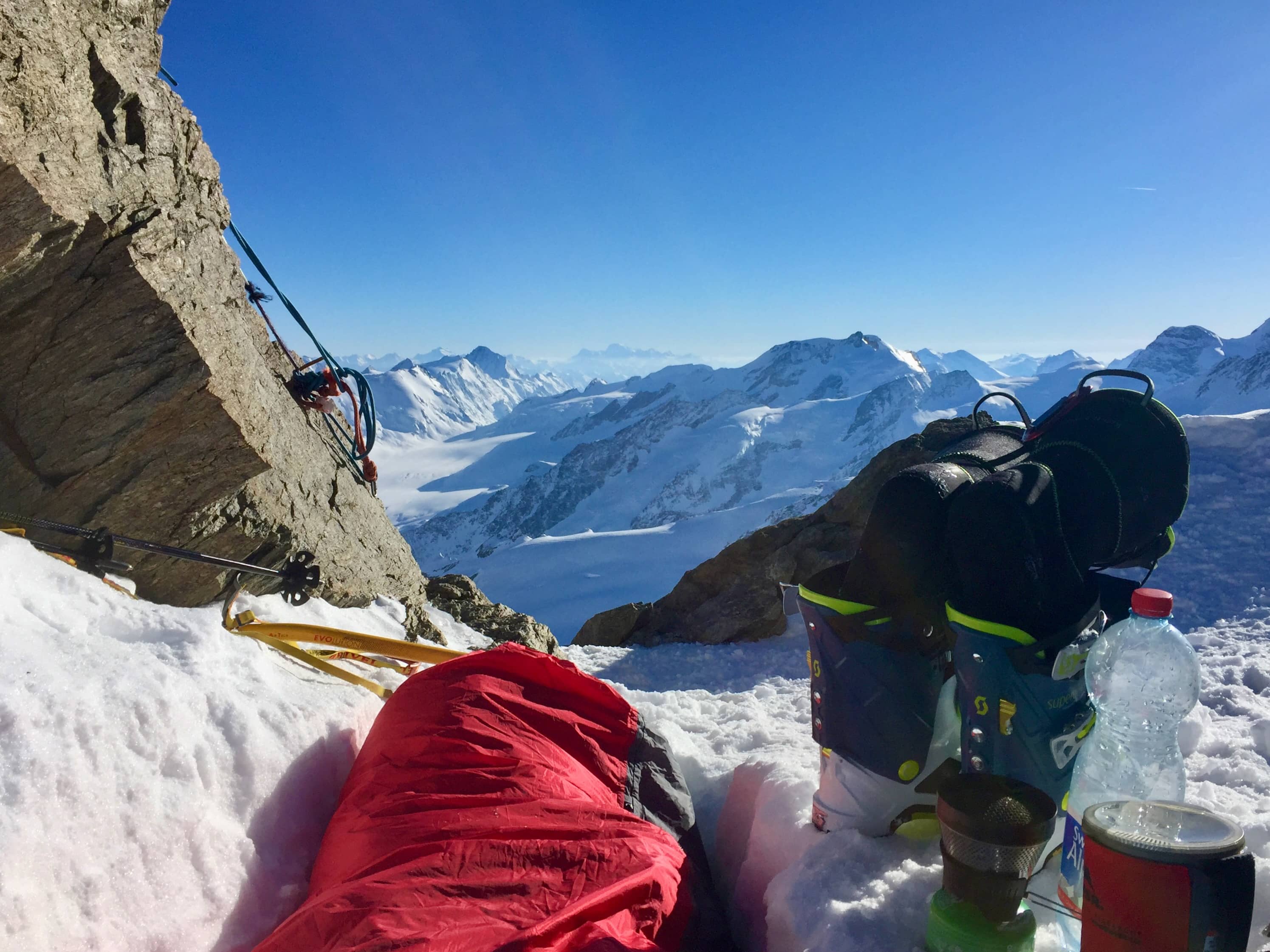 Biwakplatz mit Aussicht