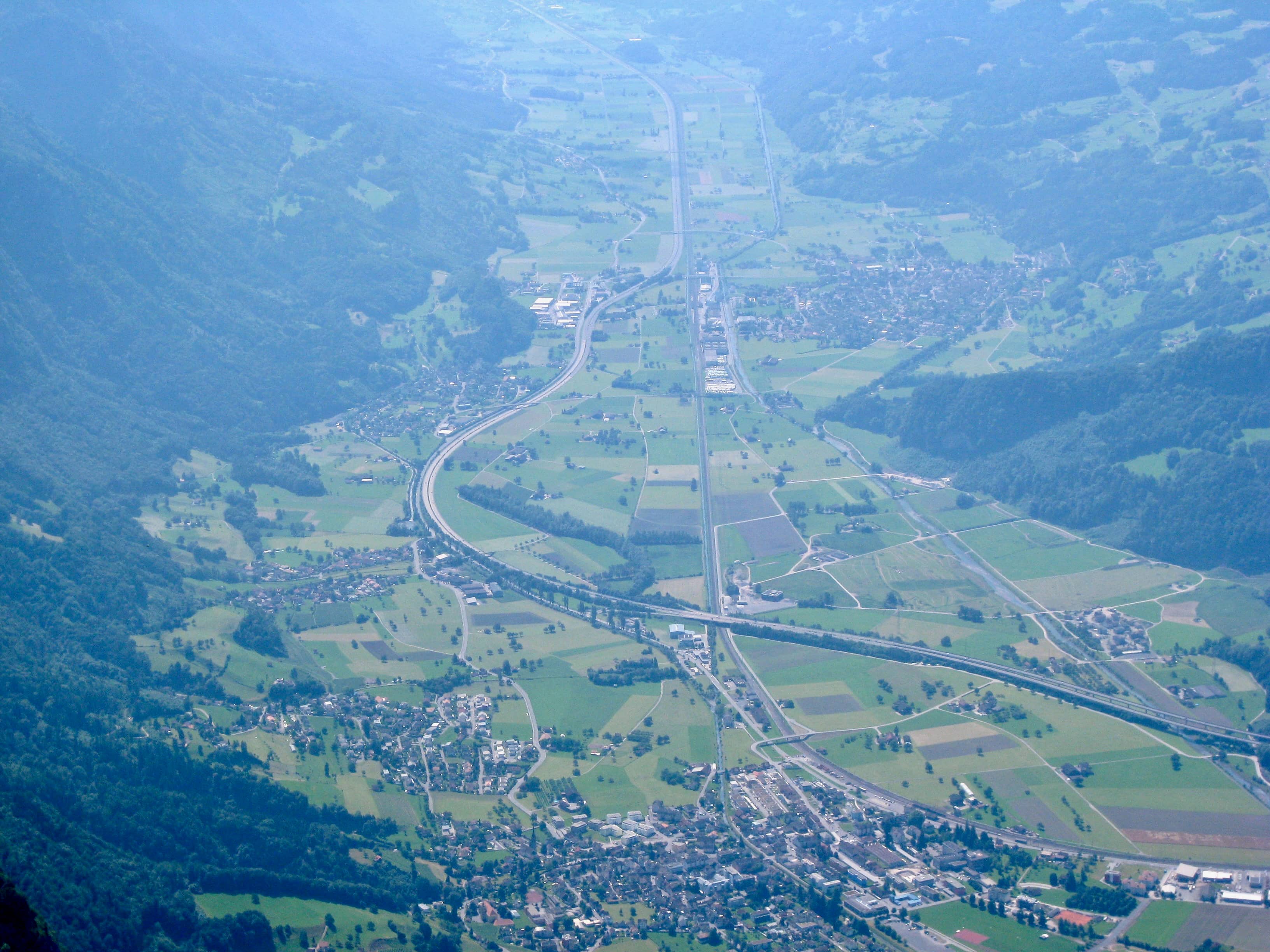 Tiefblicke nach Walenstadt